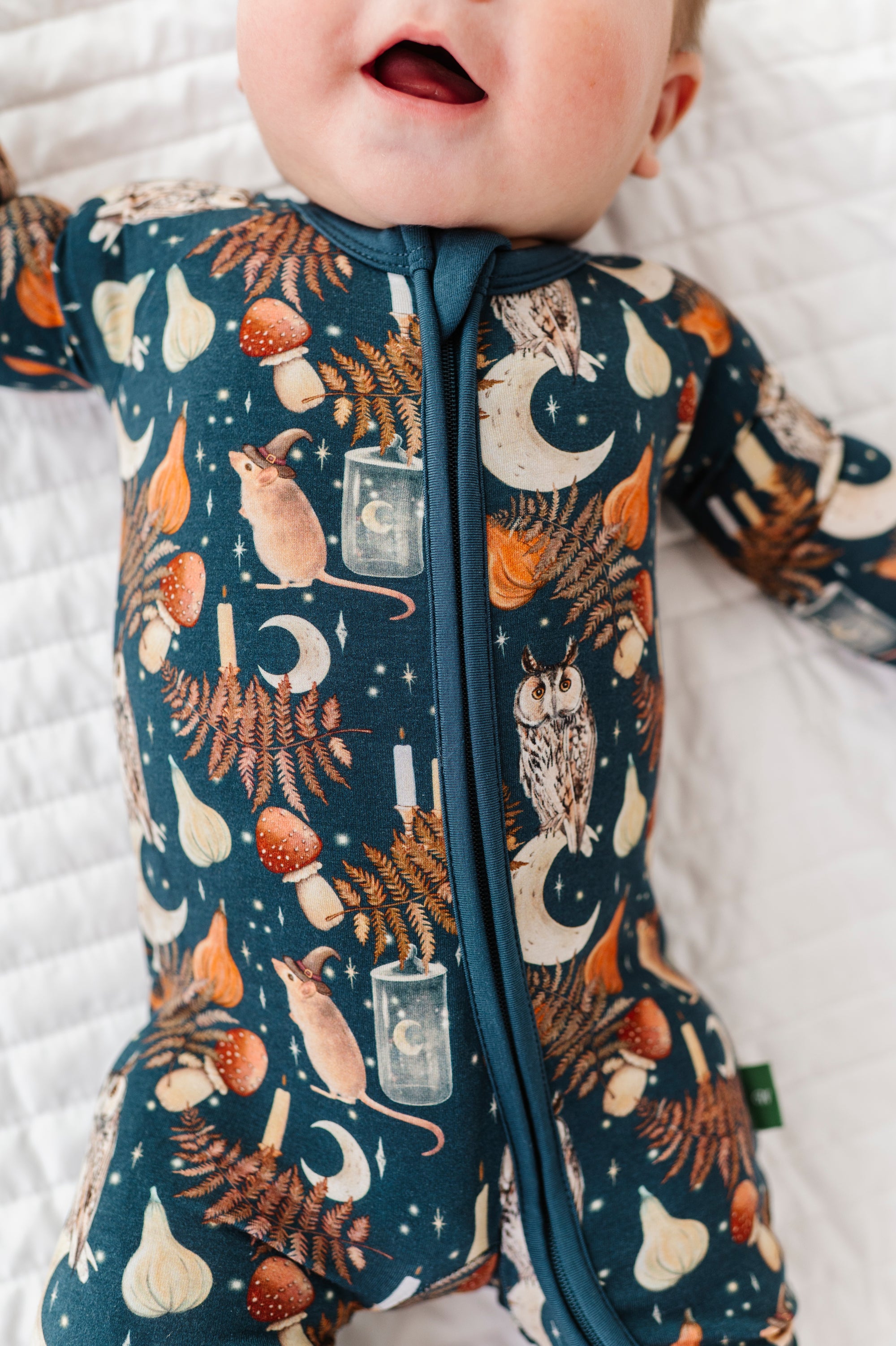 Owl-O-Ween Zip Romper