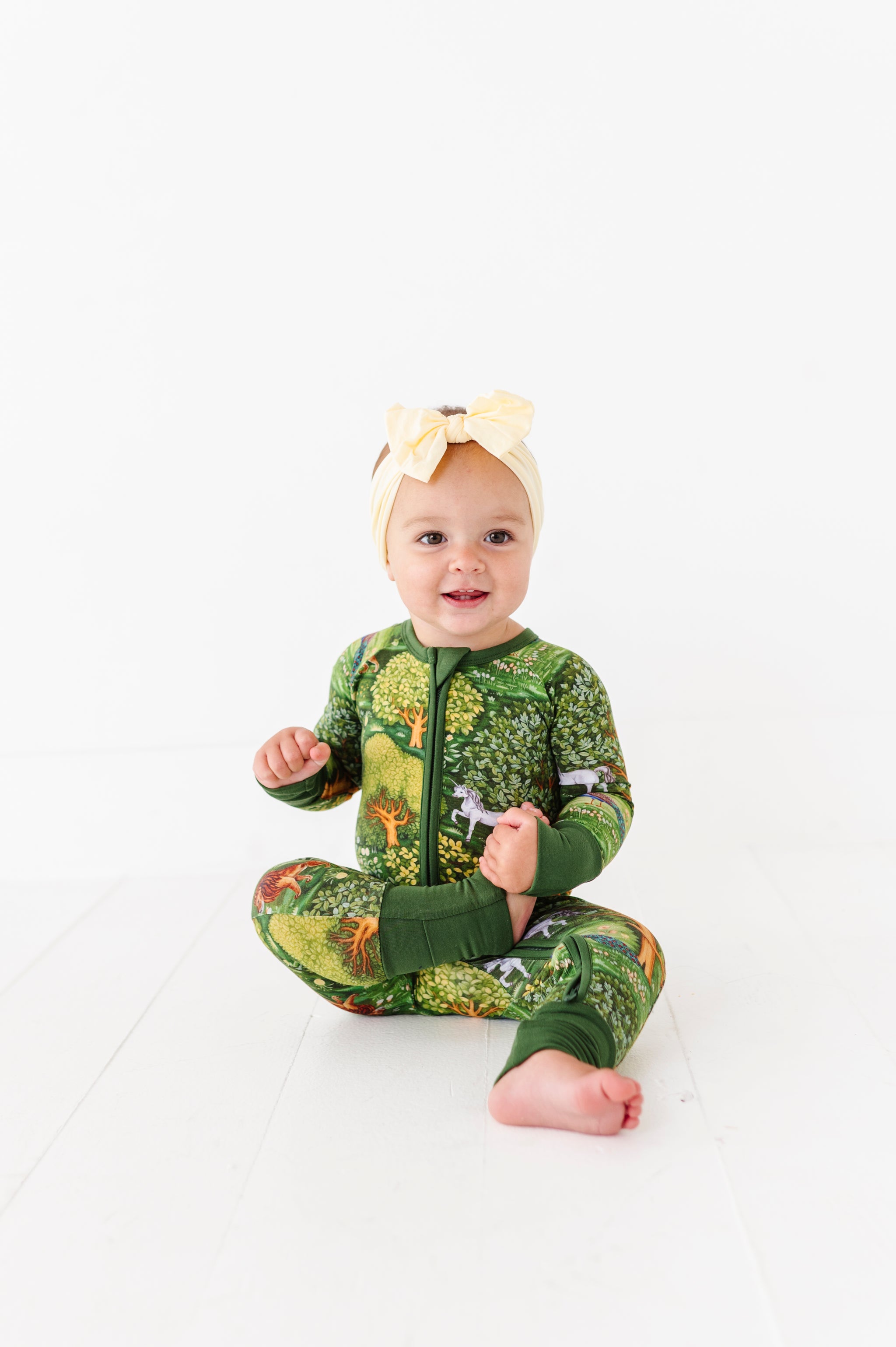 Medieval Gardens Zip Romper