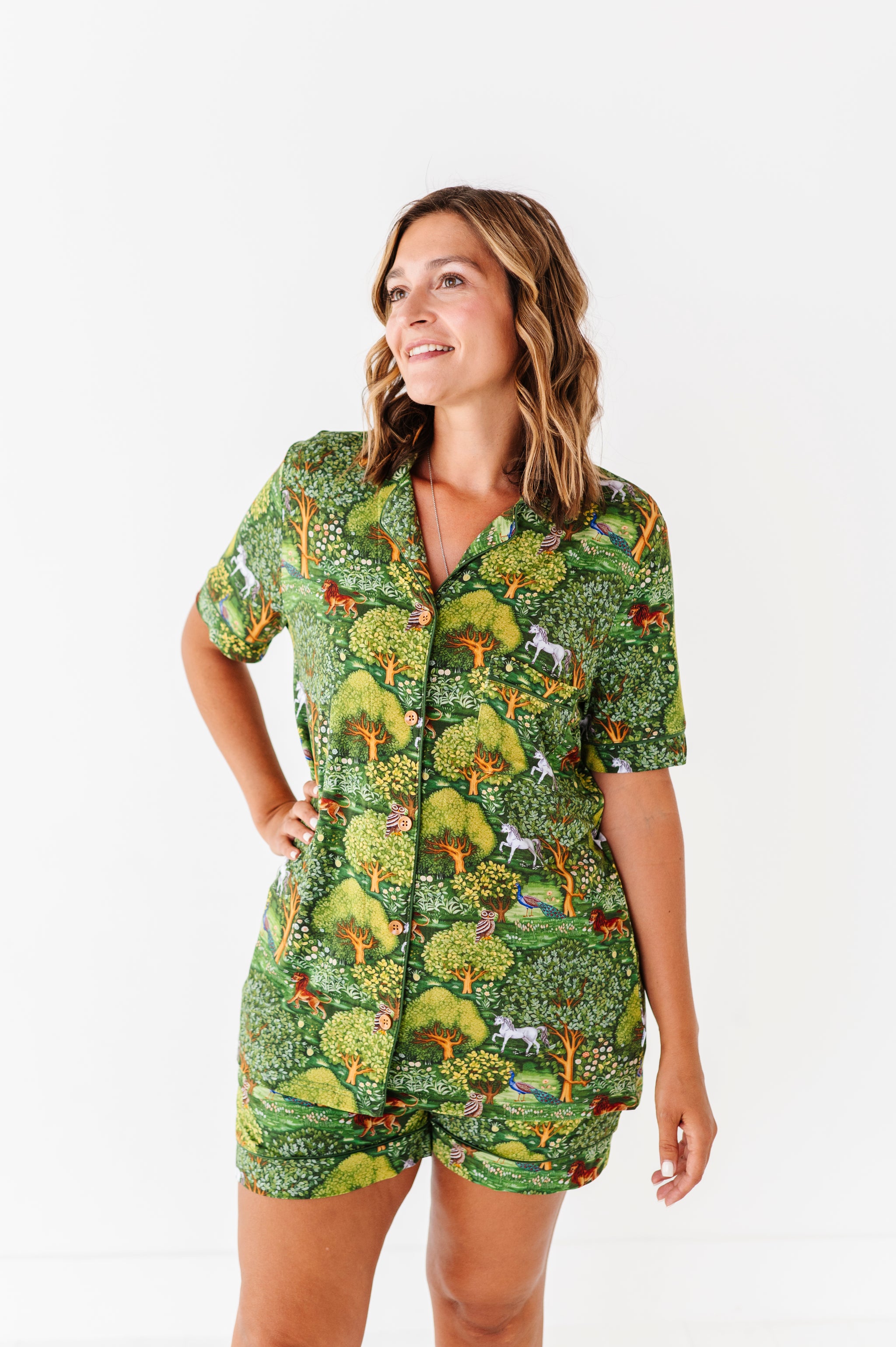 Medieval Gardens Relaxed Short-Sleeve PJ Set