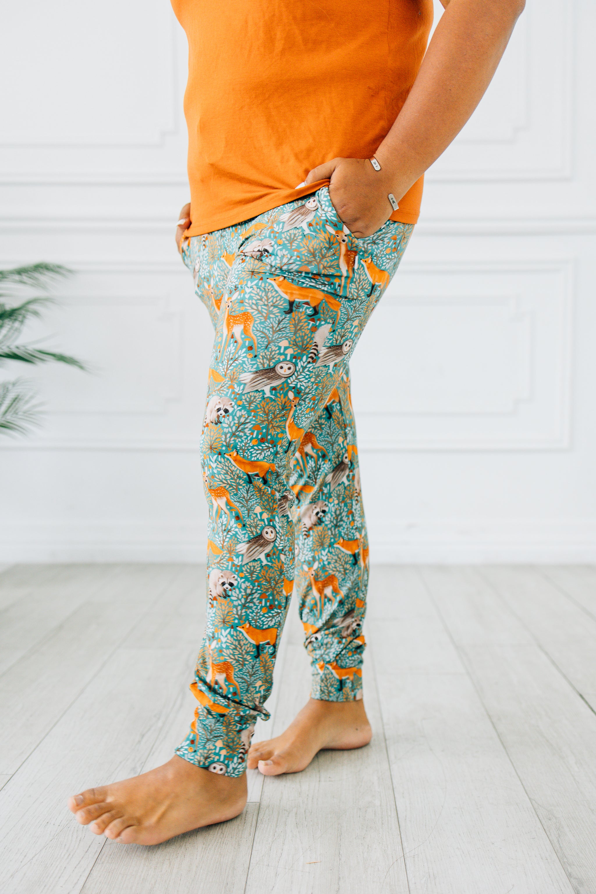 Teal Thicket Women's Modal Jersey Joggers