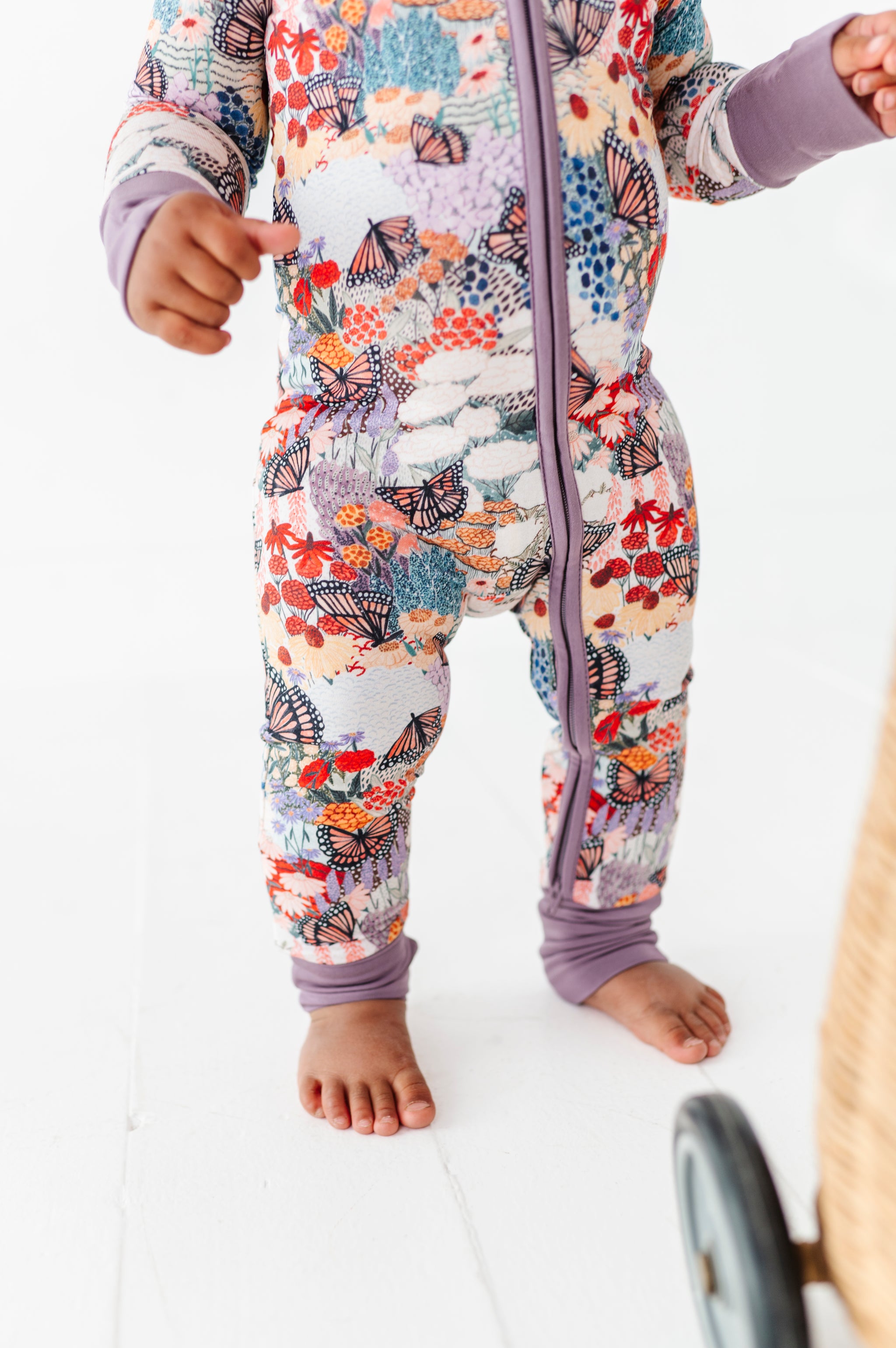 Monarch Meadows Zip Romper