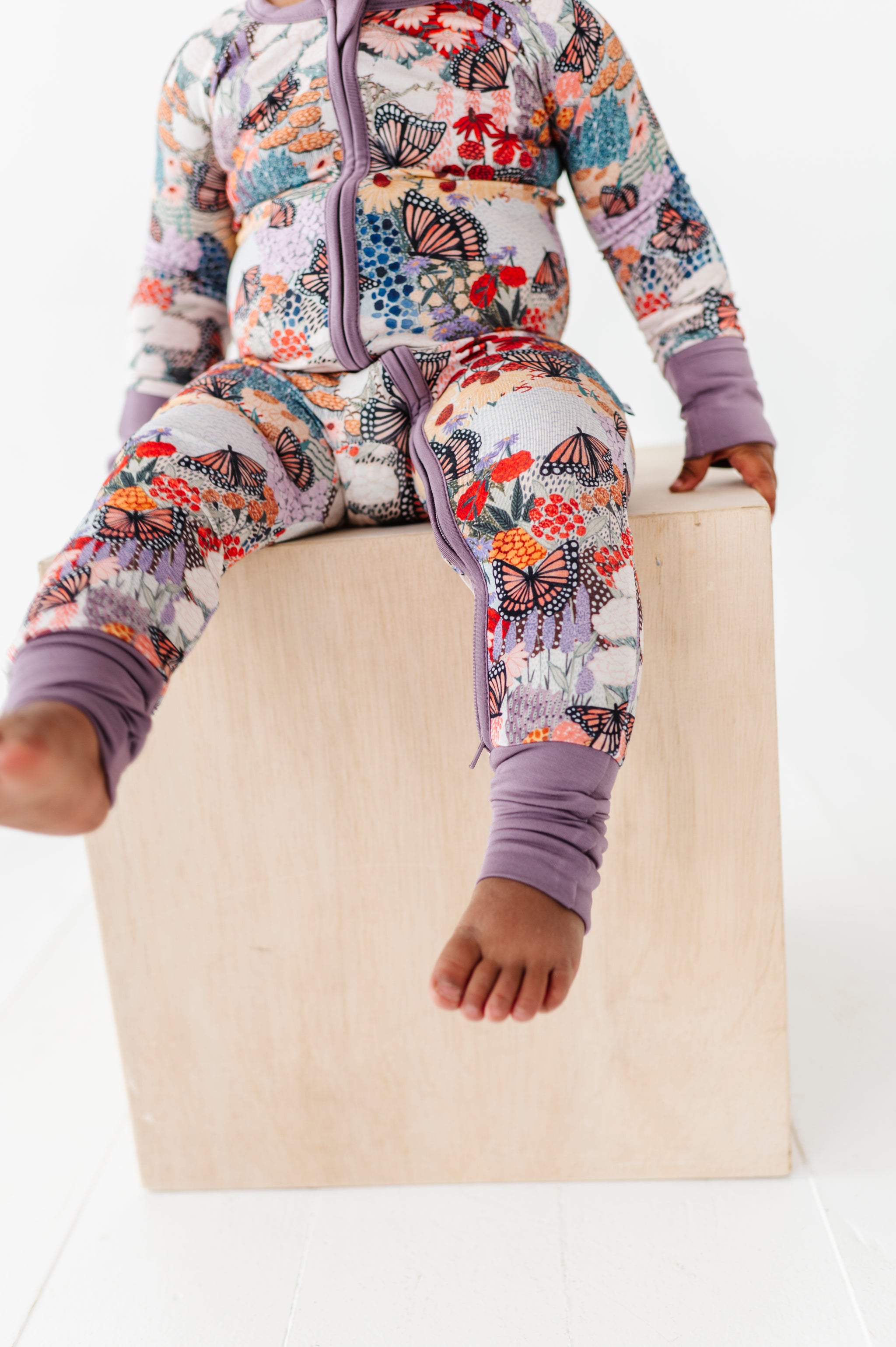 Monarch Meadows Zip Romper