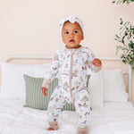 100 Acre Map Zip Romper