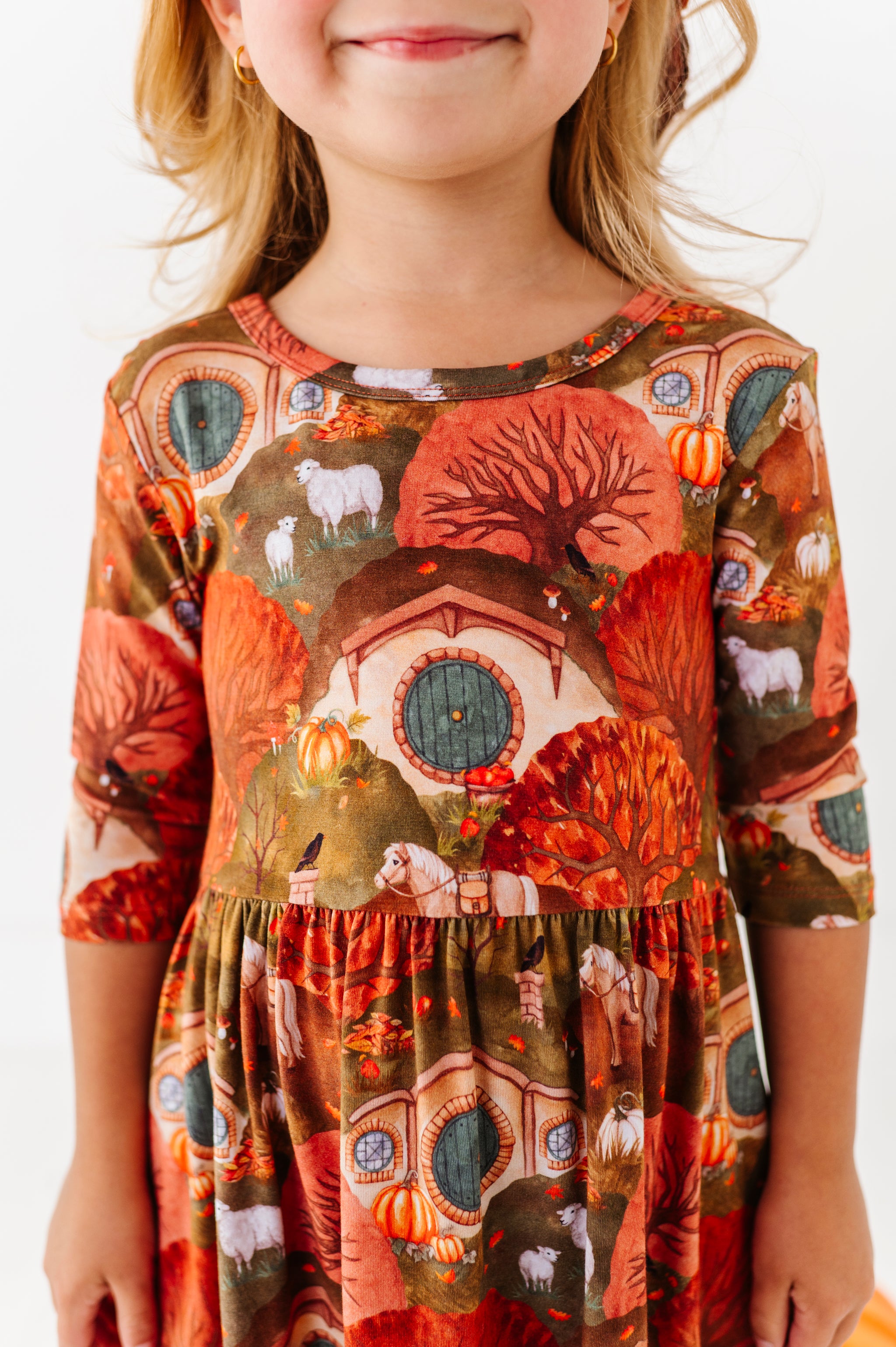 The Shire™ In Autumn Girls' Twirl Dress + Shorts