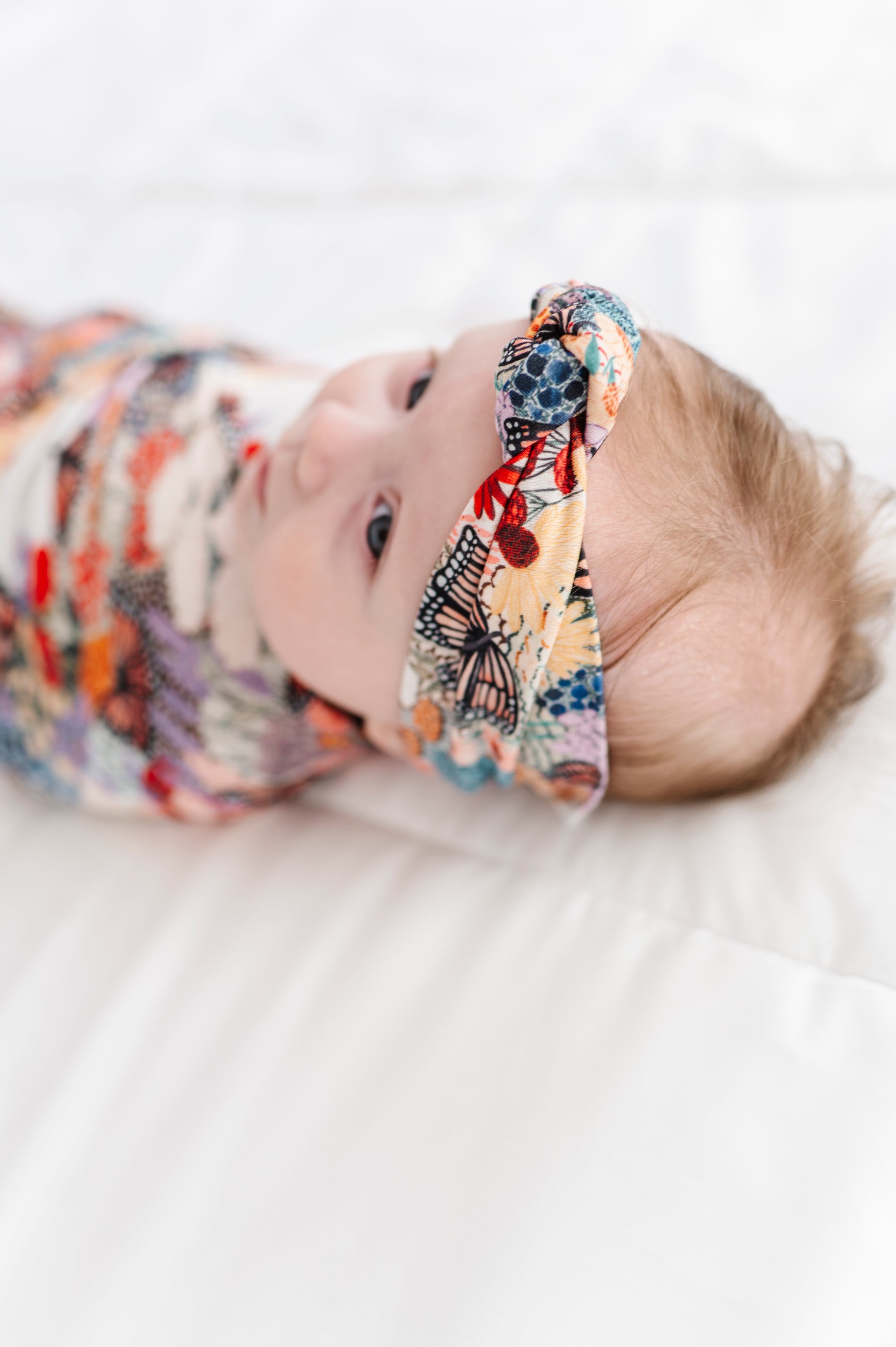 Monarch Meadows Swaddle & Bow Set