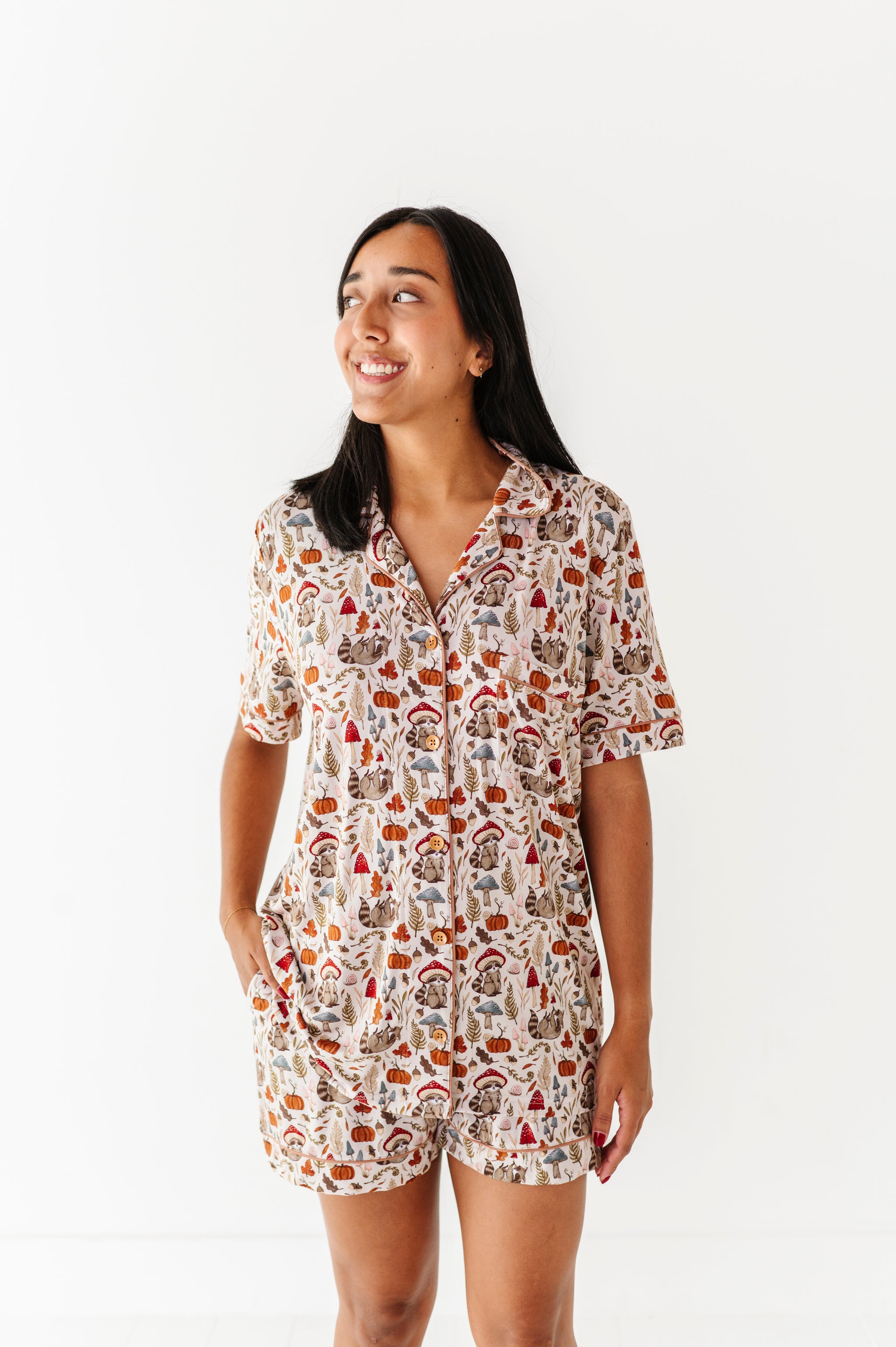Cottagecore Critters Relaxed Short-Sleeve PJ Set