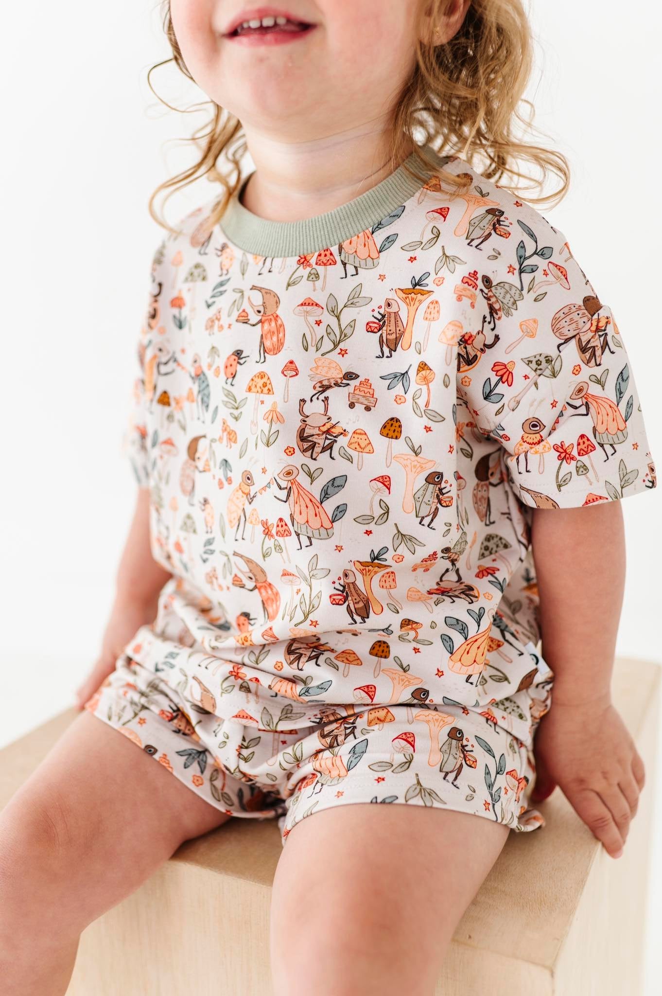 Bug Bash Kids' Terry Short Set