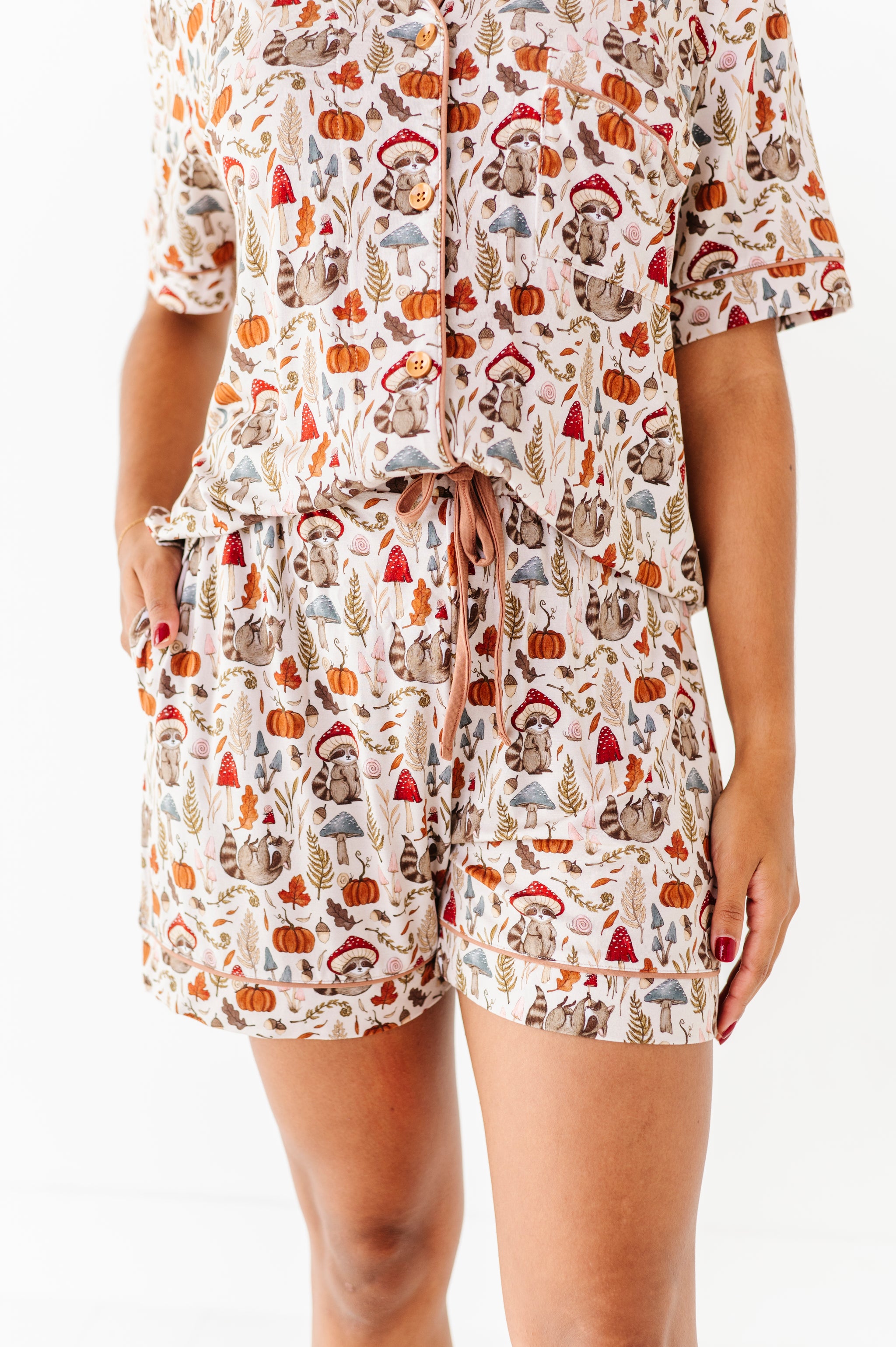 Cottagecore Critters Relaxed Short-Sleeve PJ Set