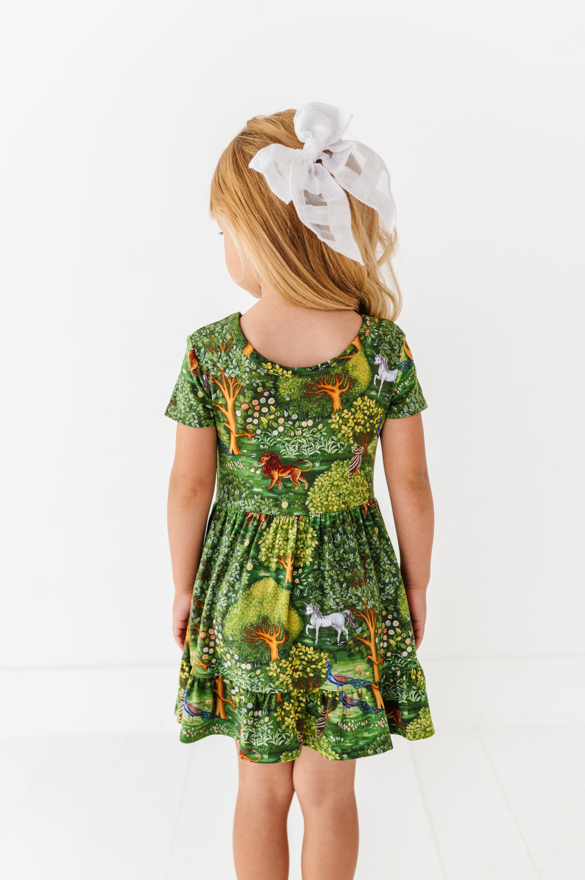 Medieval Gardens Girls' Twirl Dress + Shorts