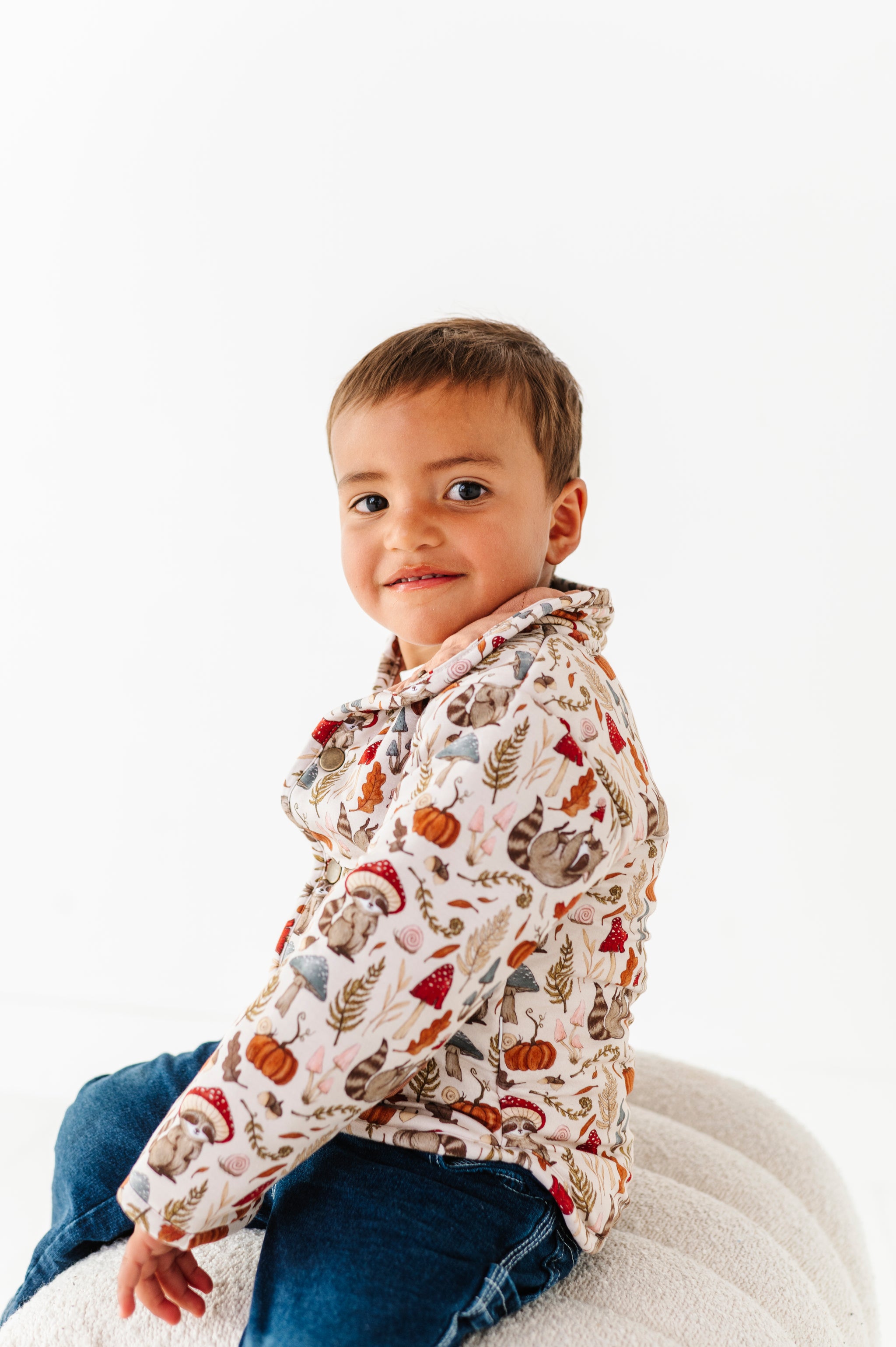 Cottagecore Critters Kids' Quilted Jacket