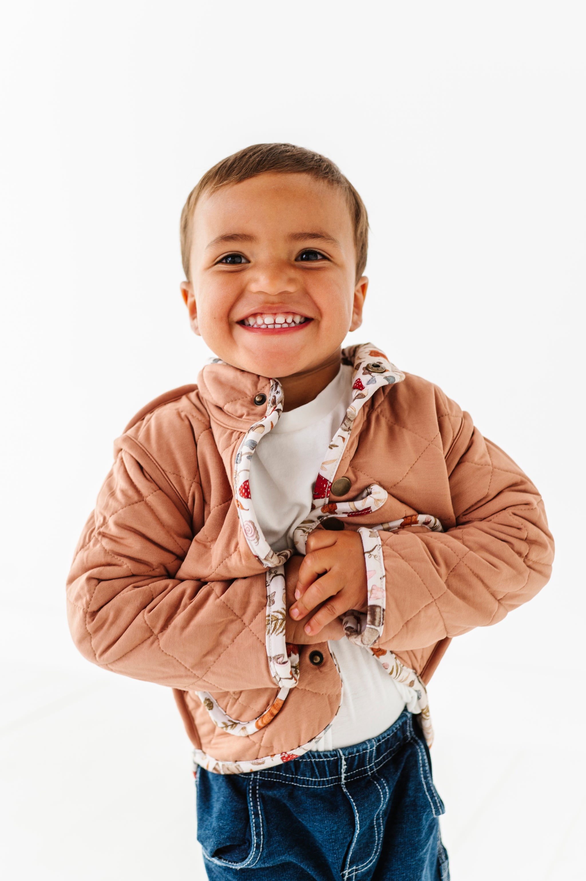 Cottagecore Critters Kids' Quilted Jacket