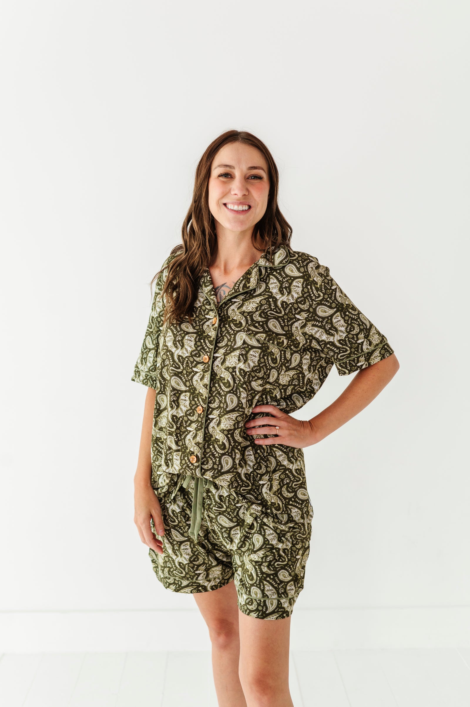 Dragon Thyme Relaxed Short-Sleeve PJ Set