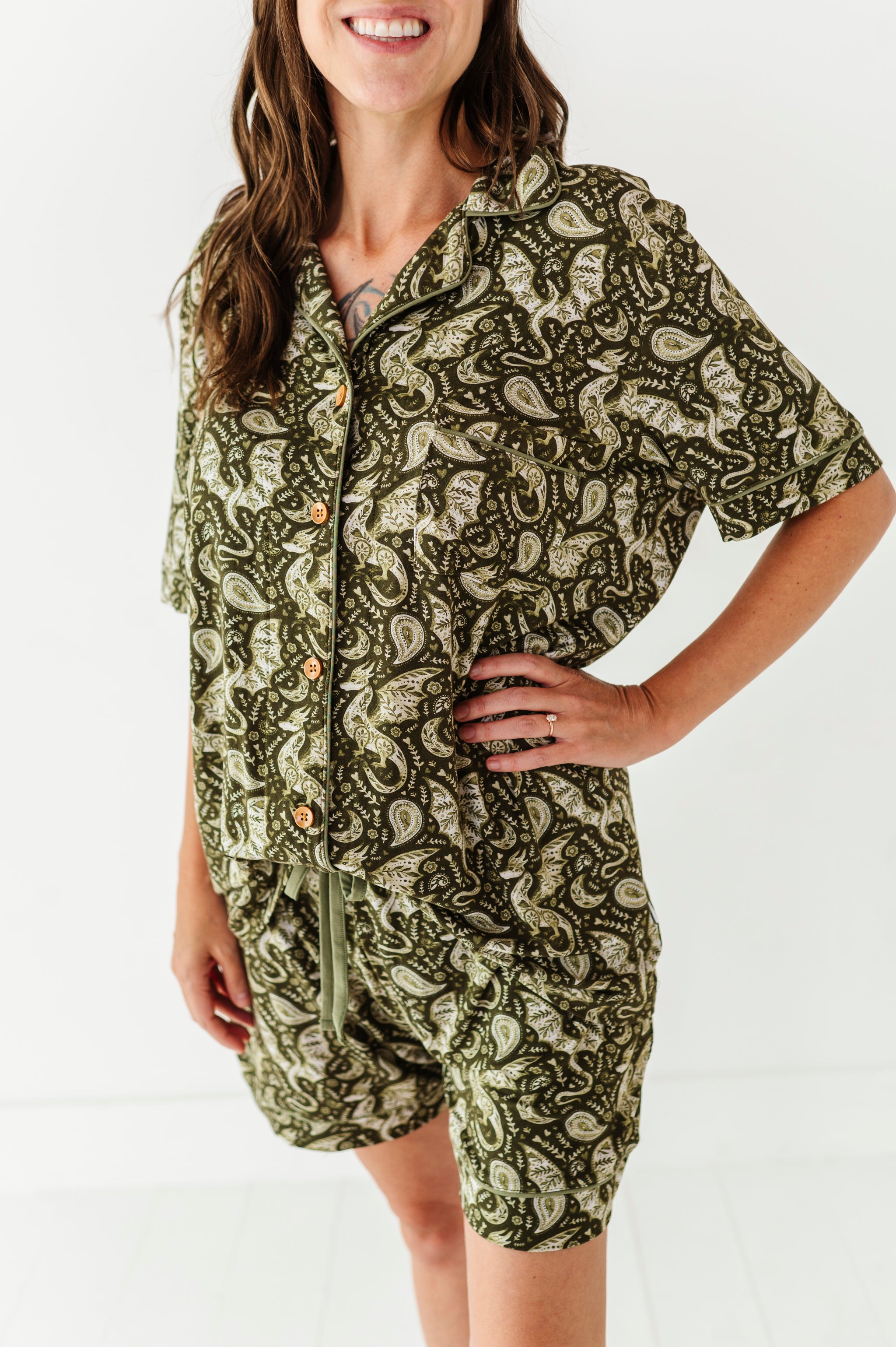 Dragon Thyme Relaxed Short-Sleeve PJ Set
