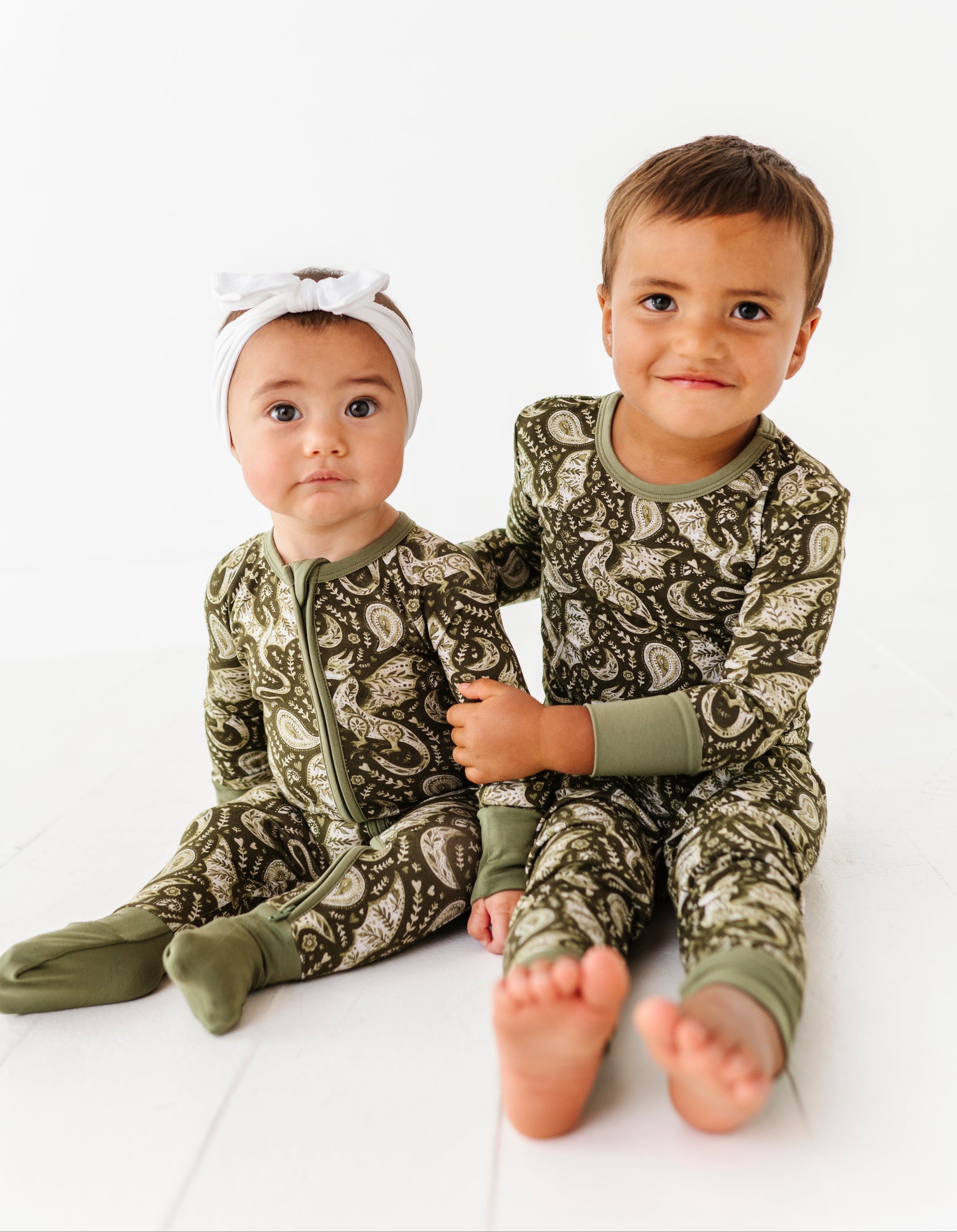 Dragon Thyme Zip Romper