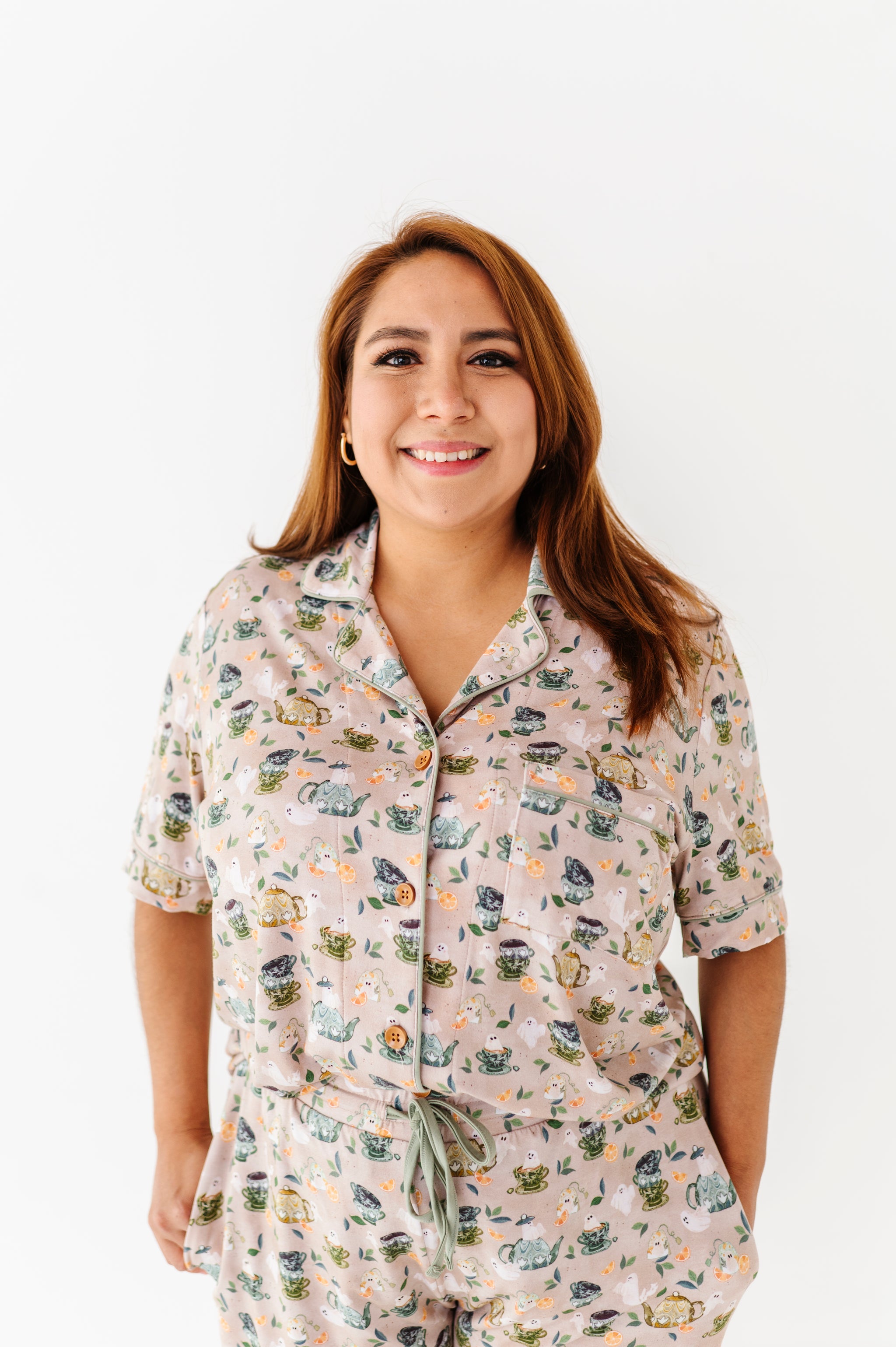 Boo Tea Relaxed Short-Sleeve PJ Set
