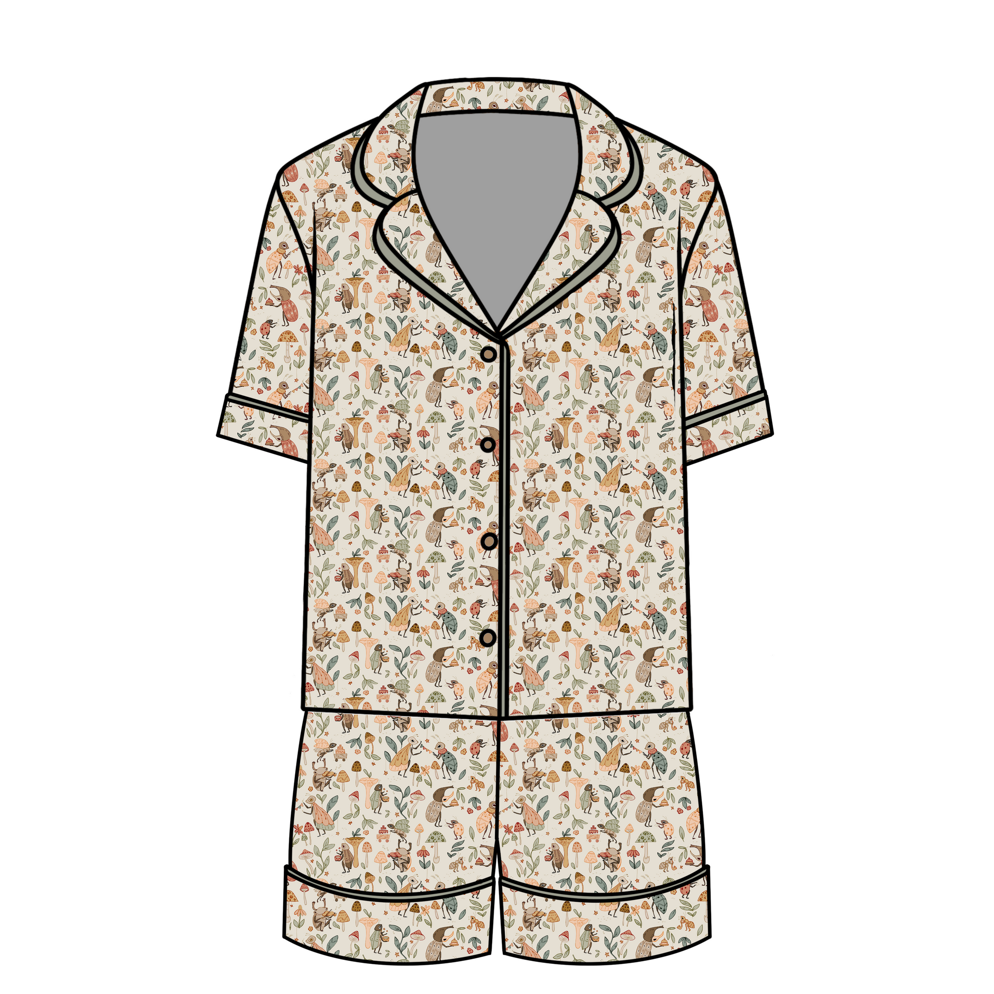 Bug Bash Relaxed Short-Sleeve PJ Set