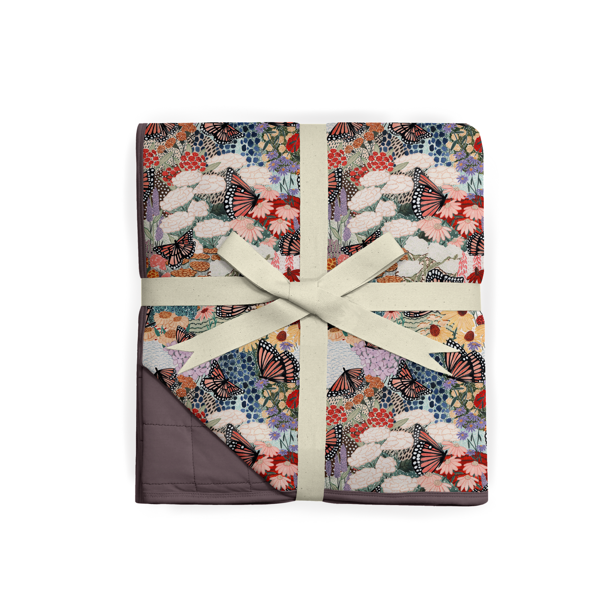 Monarch Meadows Quilted Oversized Blanket