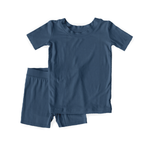 Cornflower Ribbed Short Set