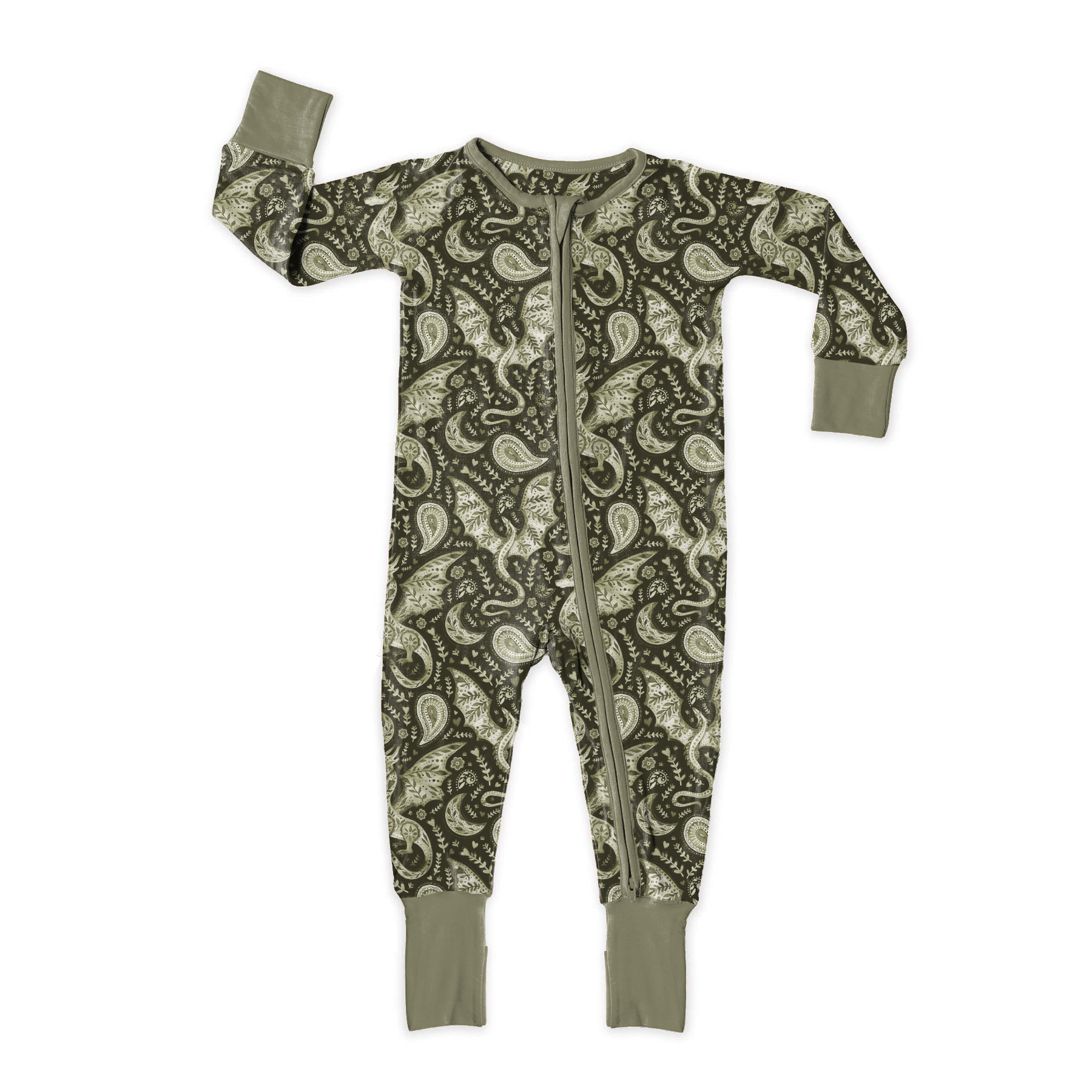 Dragon Thyme Zip Romper