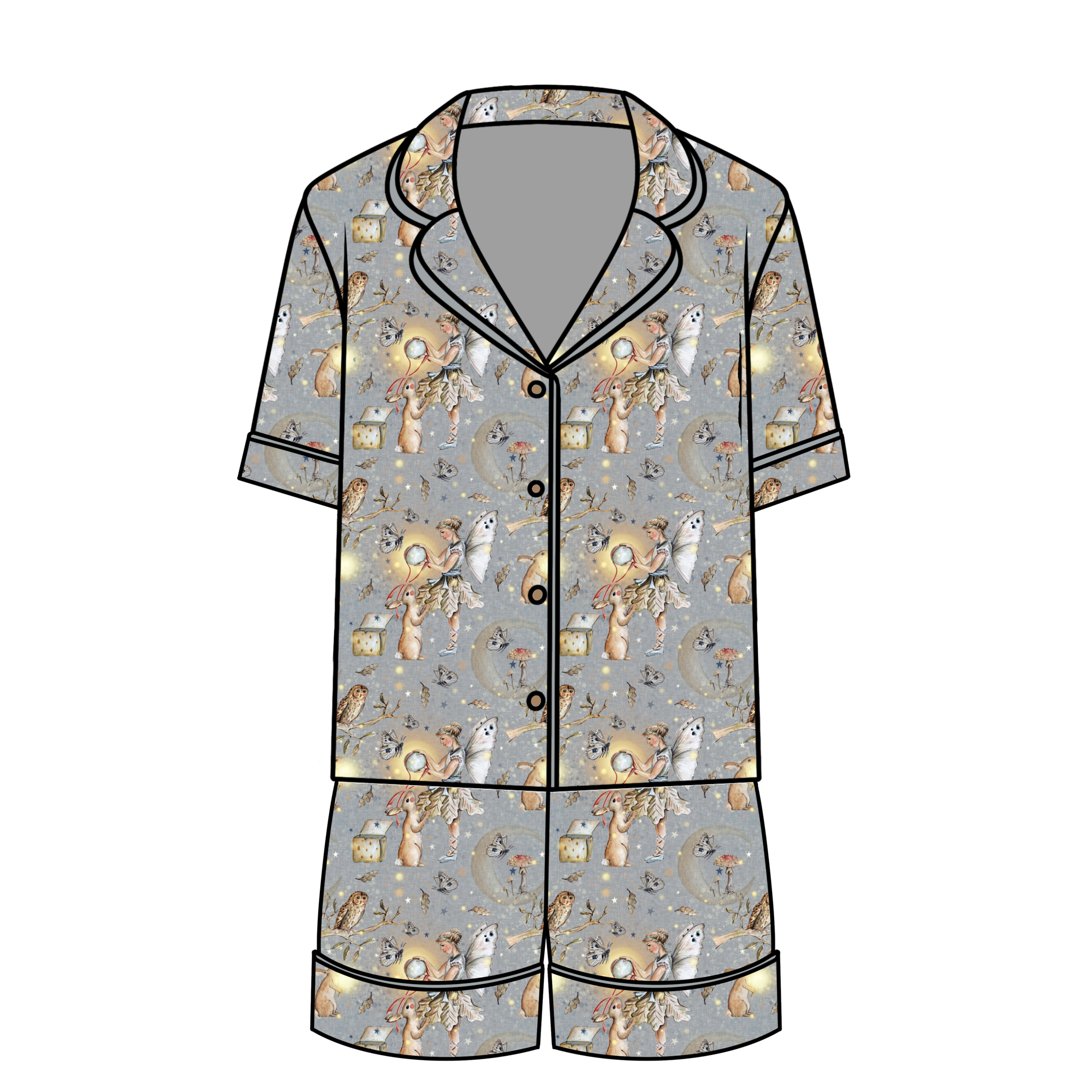 Dreamdancer Relaxed Short-Sleeve PJ Set