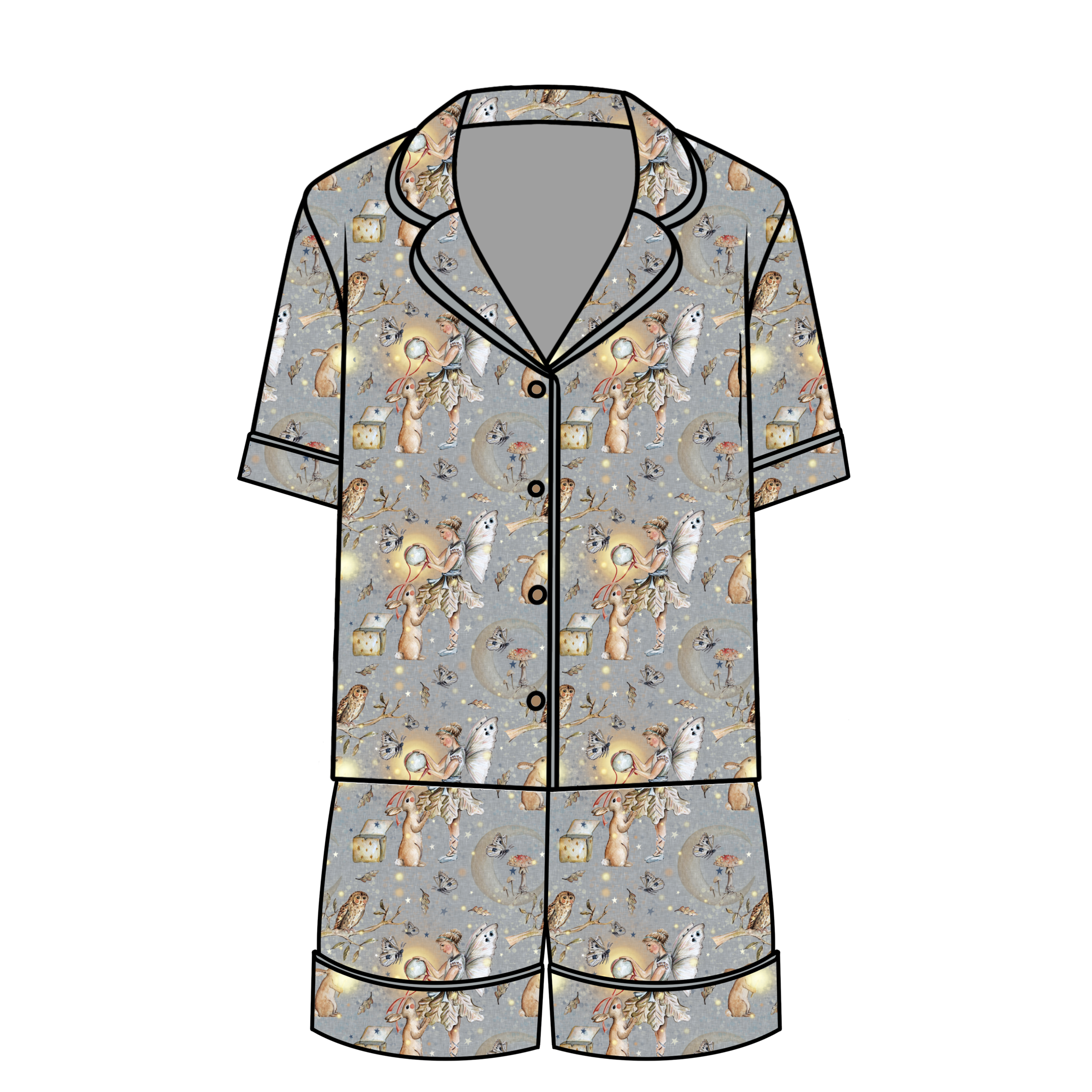 Dreamdancer Relaxed Short-Sleeve PJ Set
