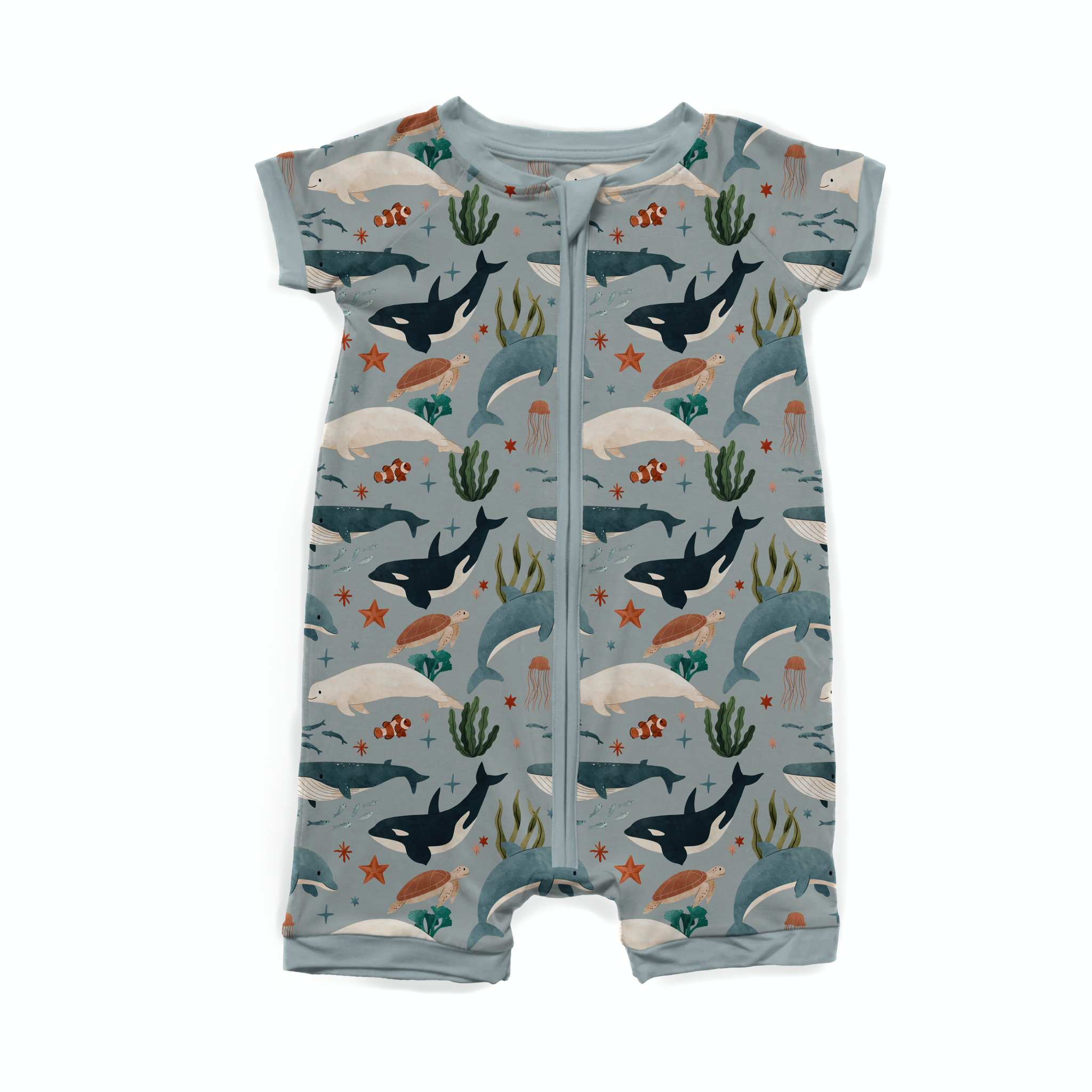 Fintastic Friends Shortie Romper
