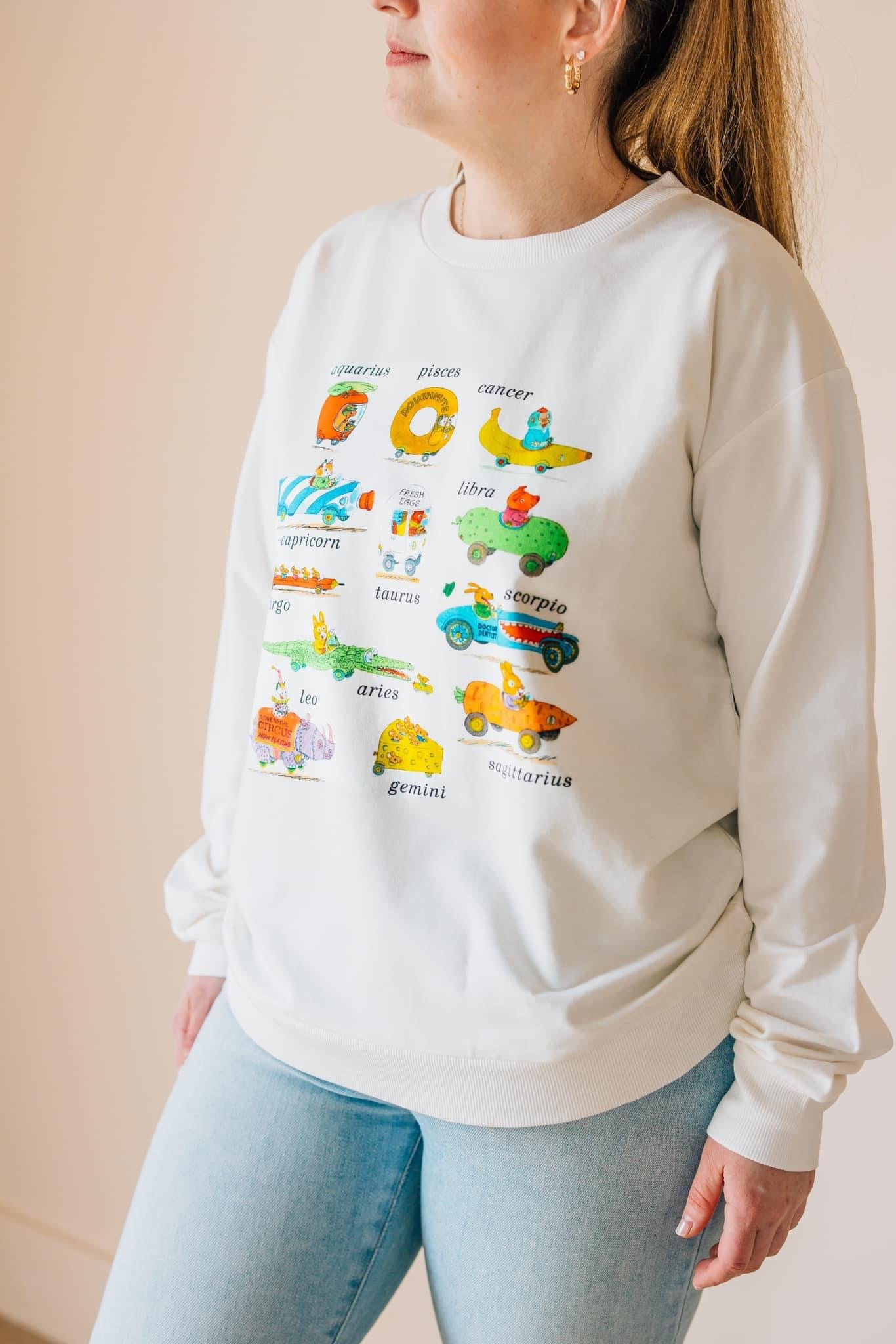 Richard Scarry's Busyworld™ Zodiac Adult Sweatshirt