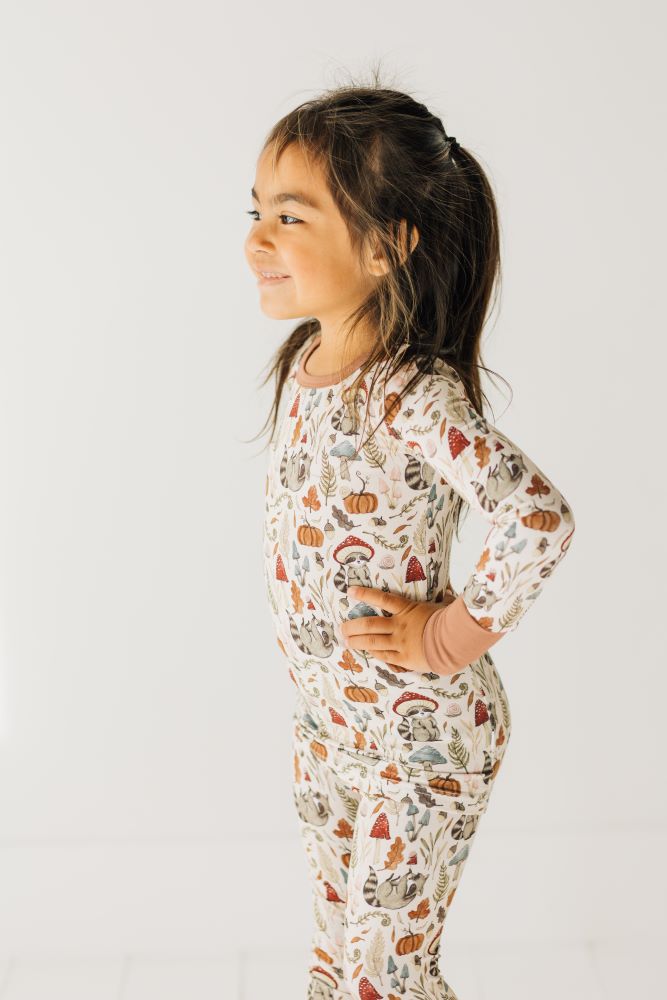 Cottagecore Critters Two-Piece Pajama Set