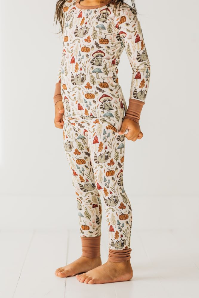 Cottagecore Critters Two-Piece Pajama Set