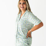 Camp Wildwoven Ribbed Women's Relaxed Short-Sleeve PJ Set