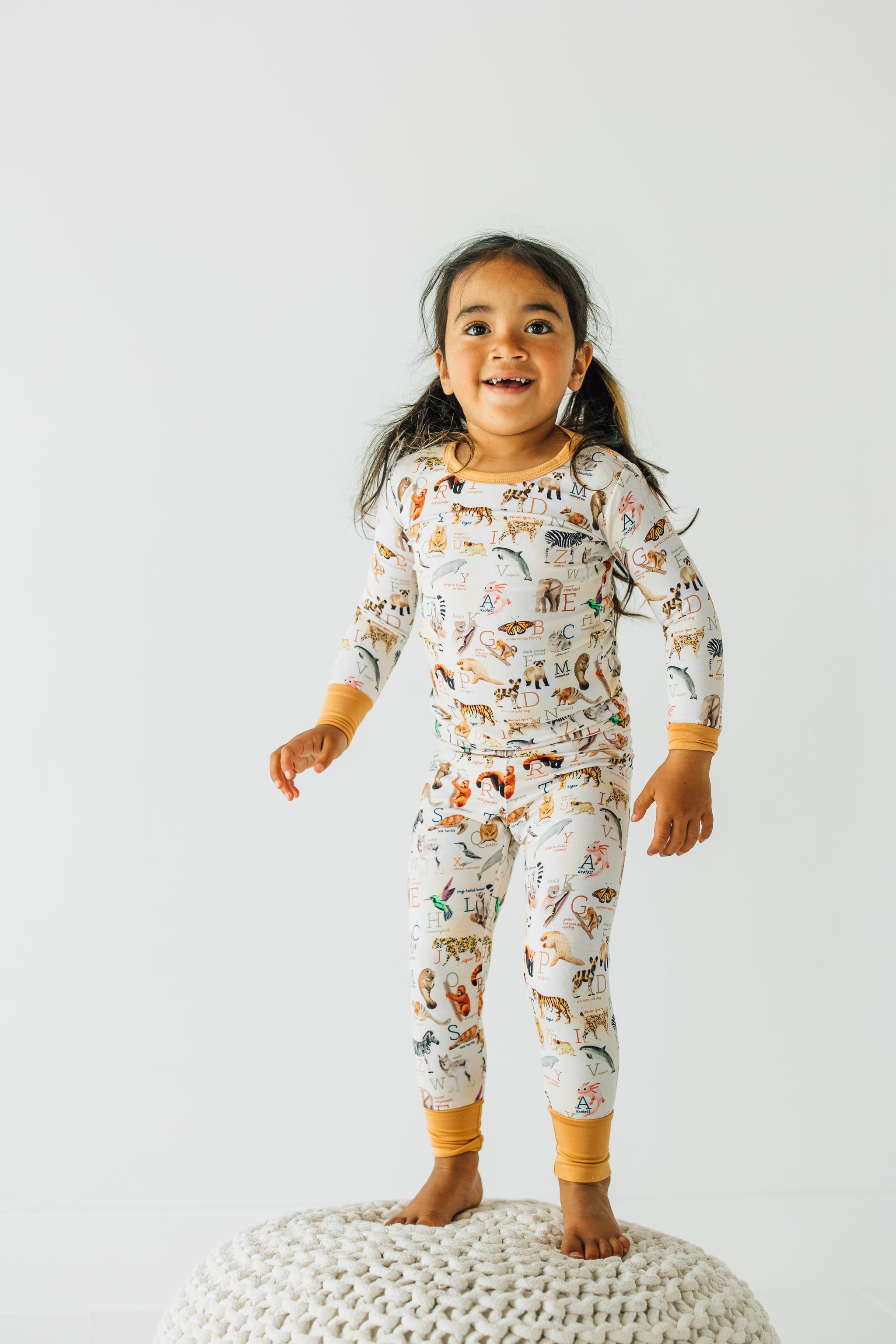 Endangered Animals Alphabet Two-Piece Pajama Set