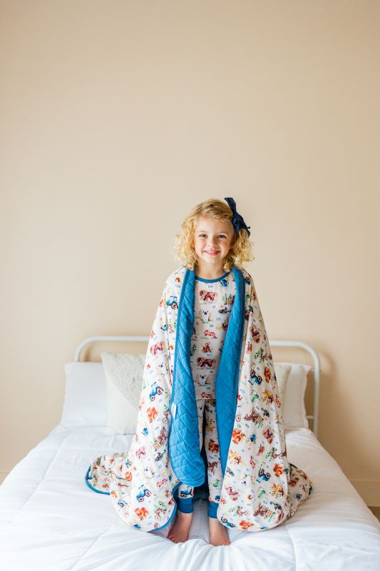 Pasture Bedtime Quilted Oversized Blanket