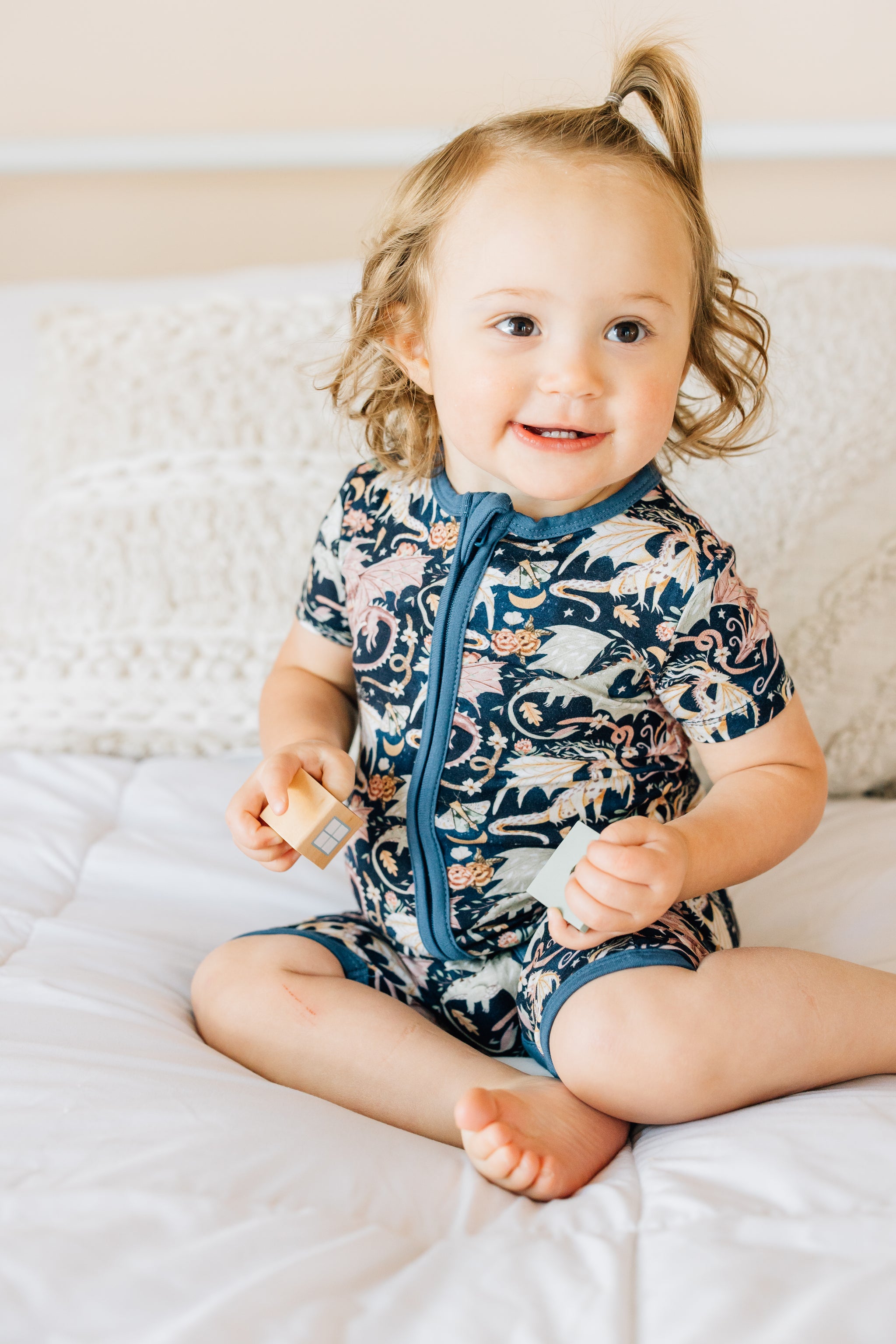Dancing Dragons Shortie Romper