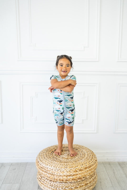 Fintastic Friends Shortie Romper