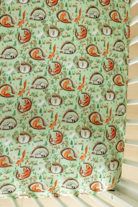 Burrow Crib Sheet
