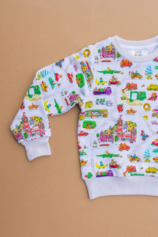 Richard Scarry's Busyworld™ Busytown Map Crewneck Sweatshirt
