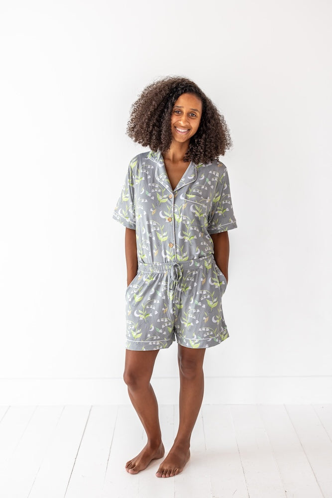 Boo Bells Women's Relaxed Short-Sleeve PJ Set