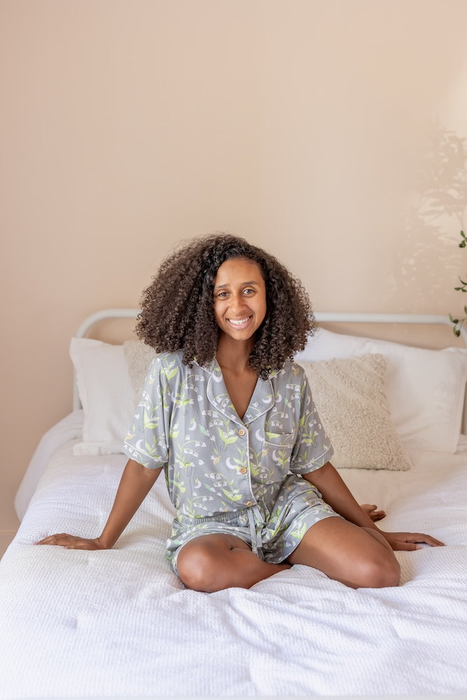 Boo Bells Women's Relaxed Short-Sleeve PJ Set