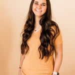 Sunwashed Ribbed Adult V-Neck Pocket Tee
