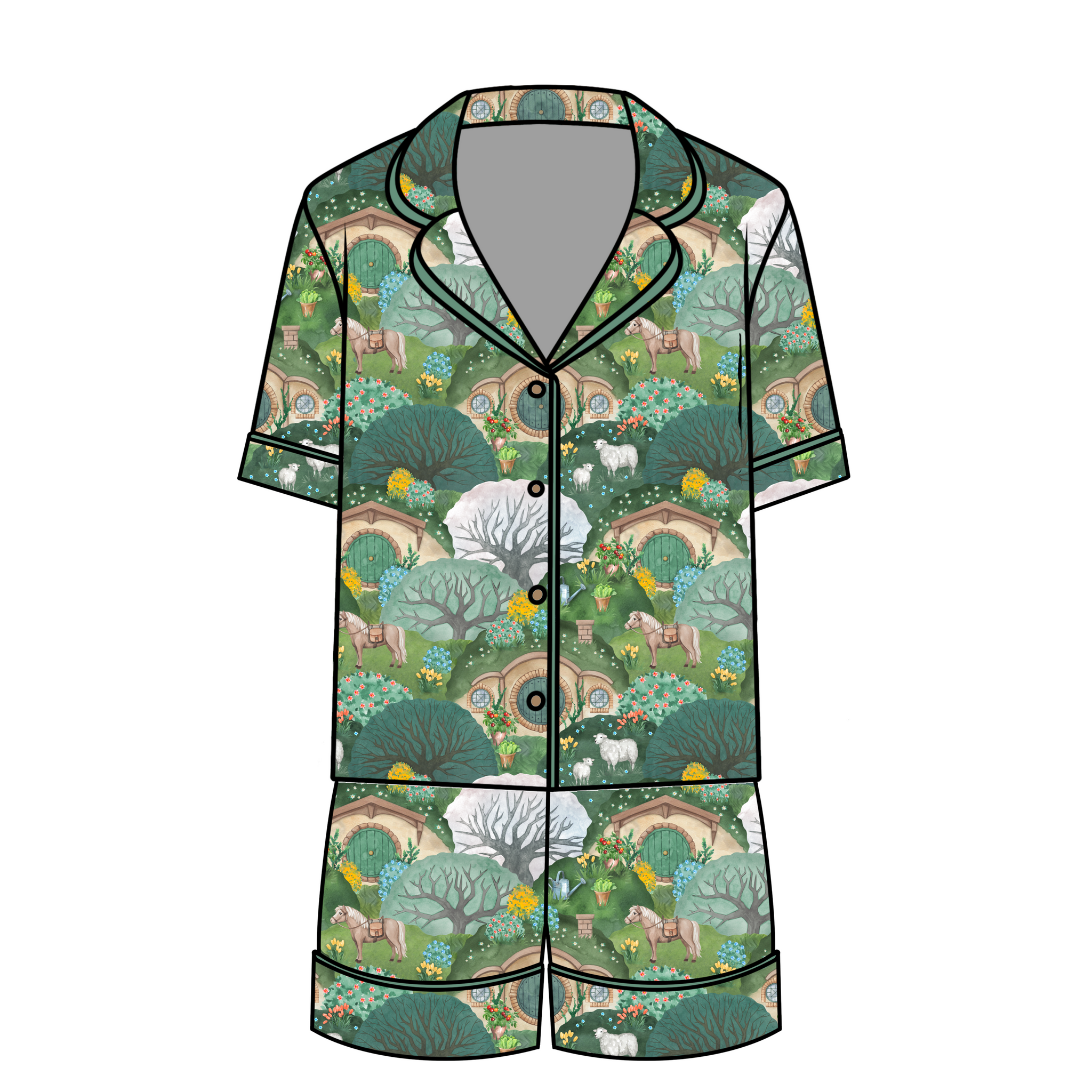 The Shire™ In Bloom Relaxed Short-Sleeve PJ Set