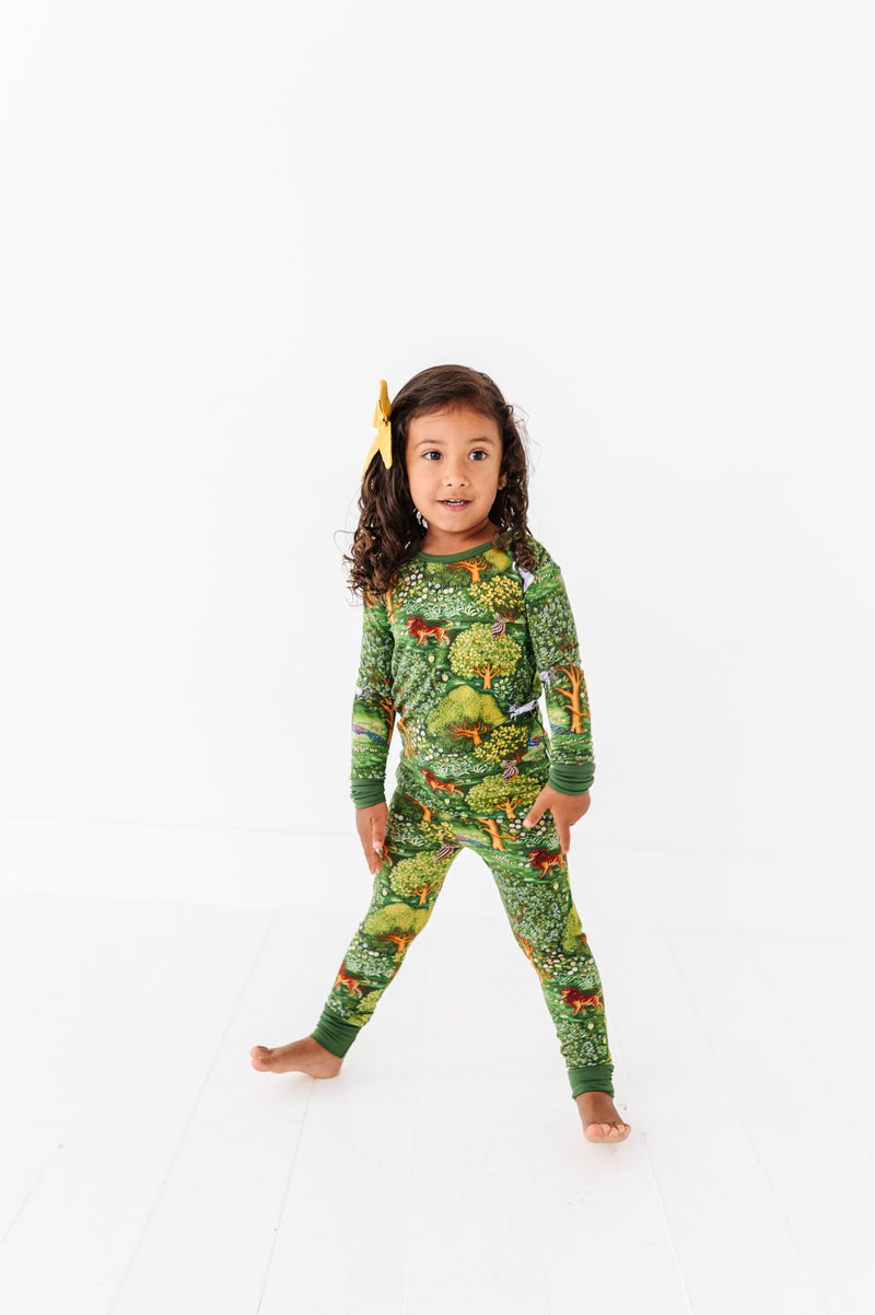 Medieval Gardens Two-Piece Pajama Set