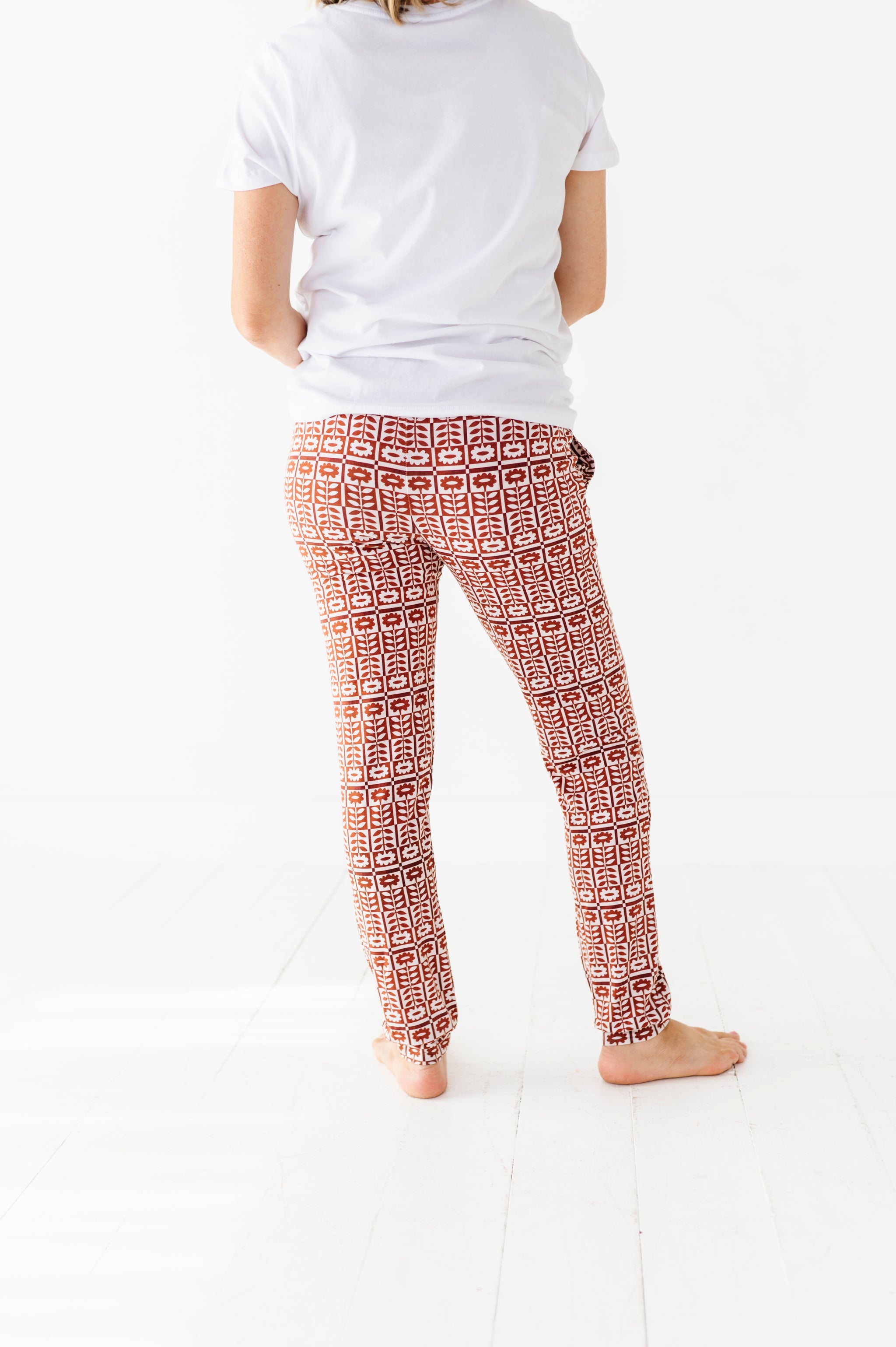 Spiced Blooms Women's Modal Jersey Joggers