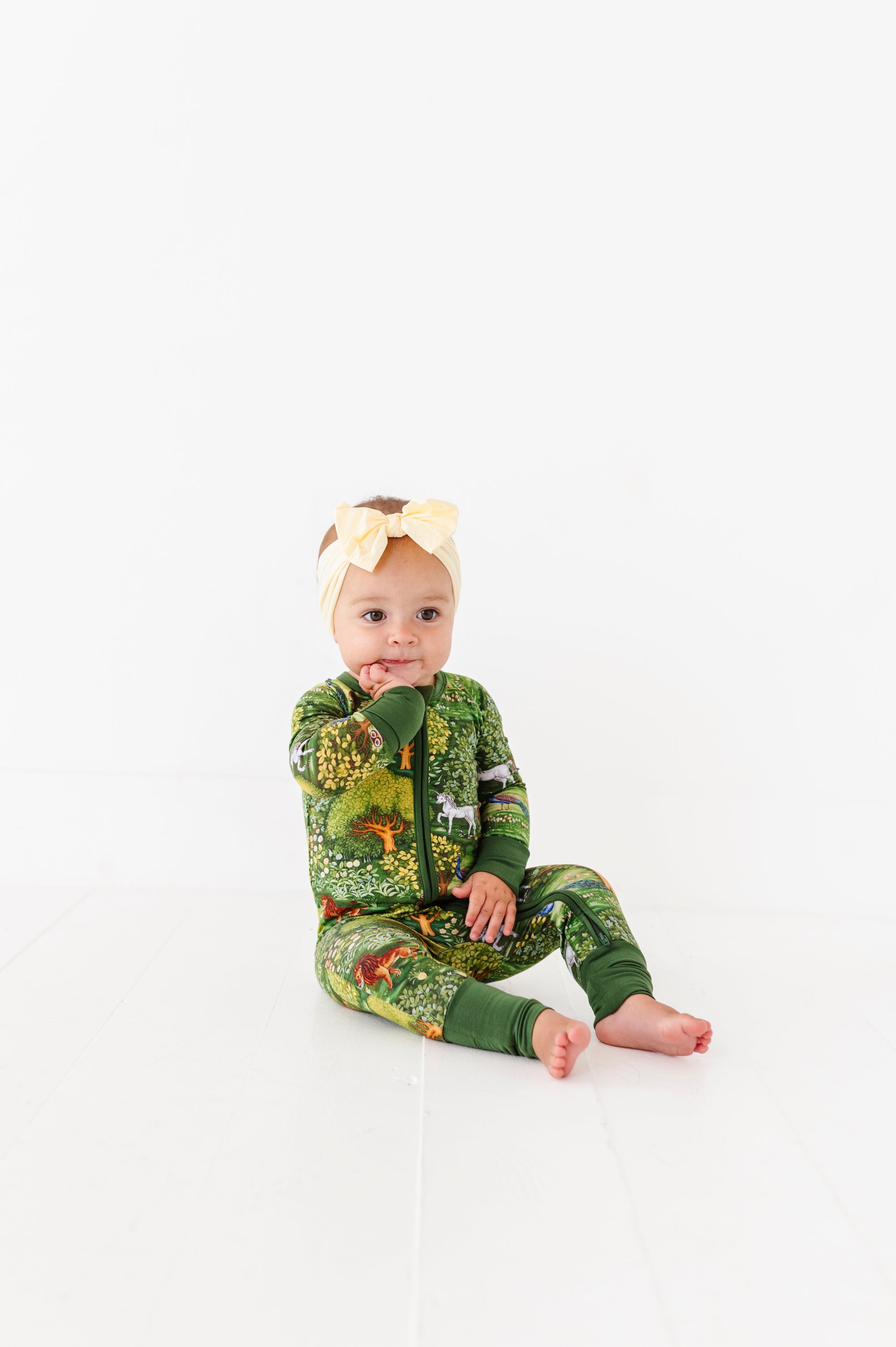 Medieval Gardens Zip Romper