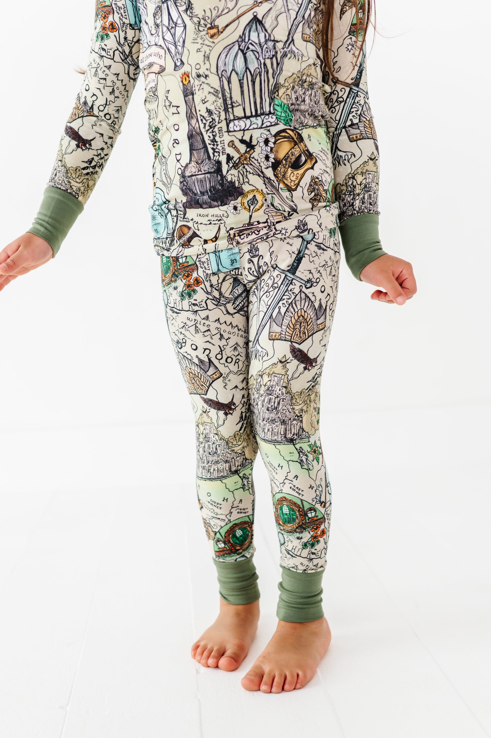 Map of Middle-earth™ Two Piece Pajama Set