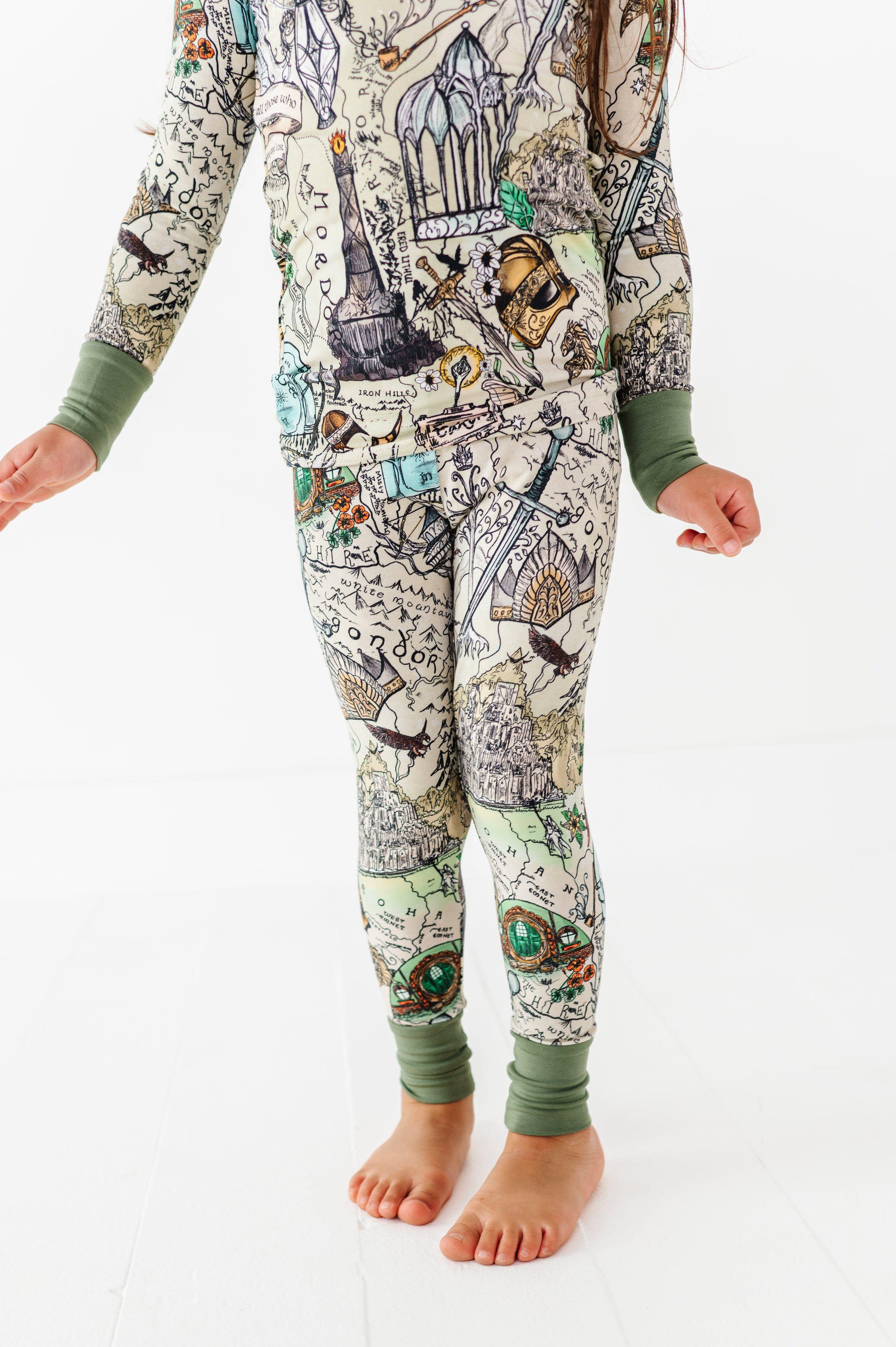 Map of Middle-earth™ Two Piece Pajama Set