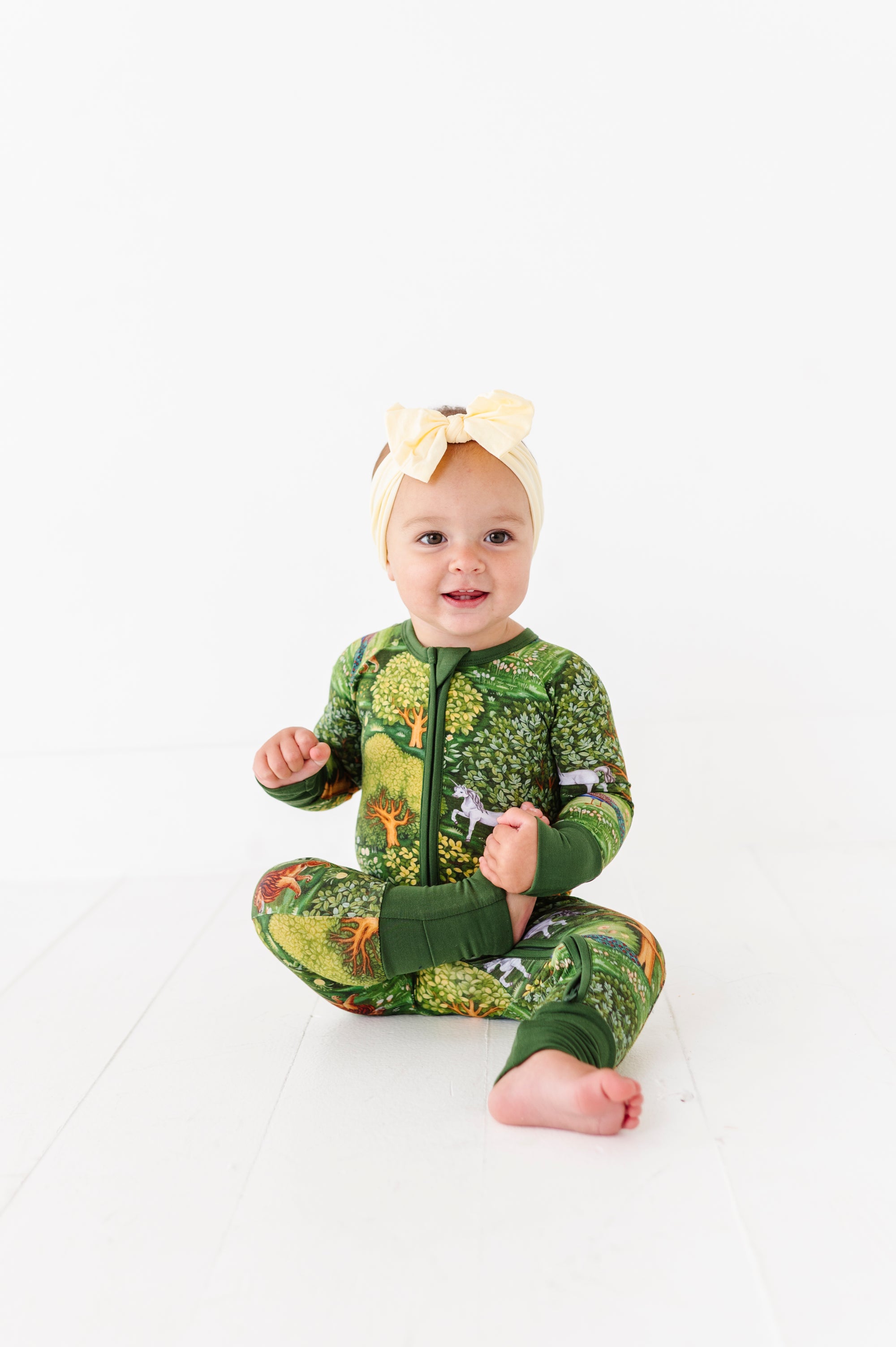 Medieval Gardens Zip Romper