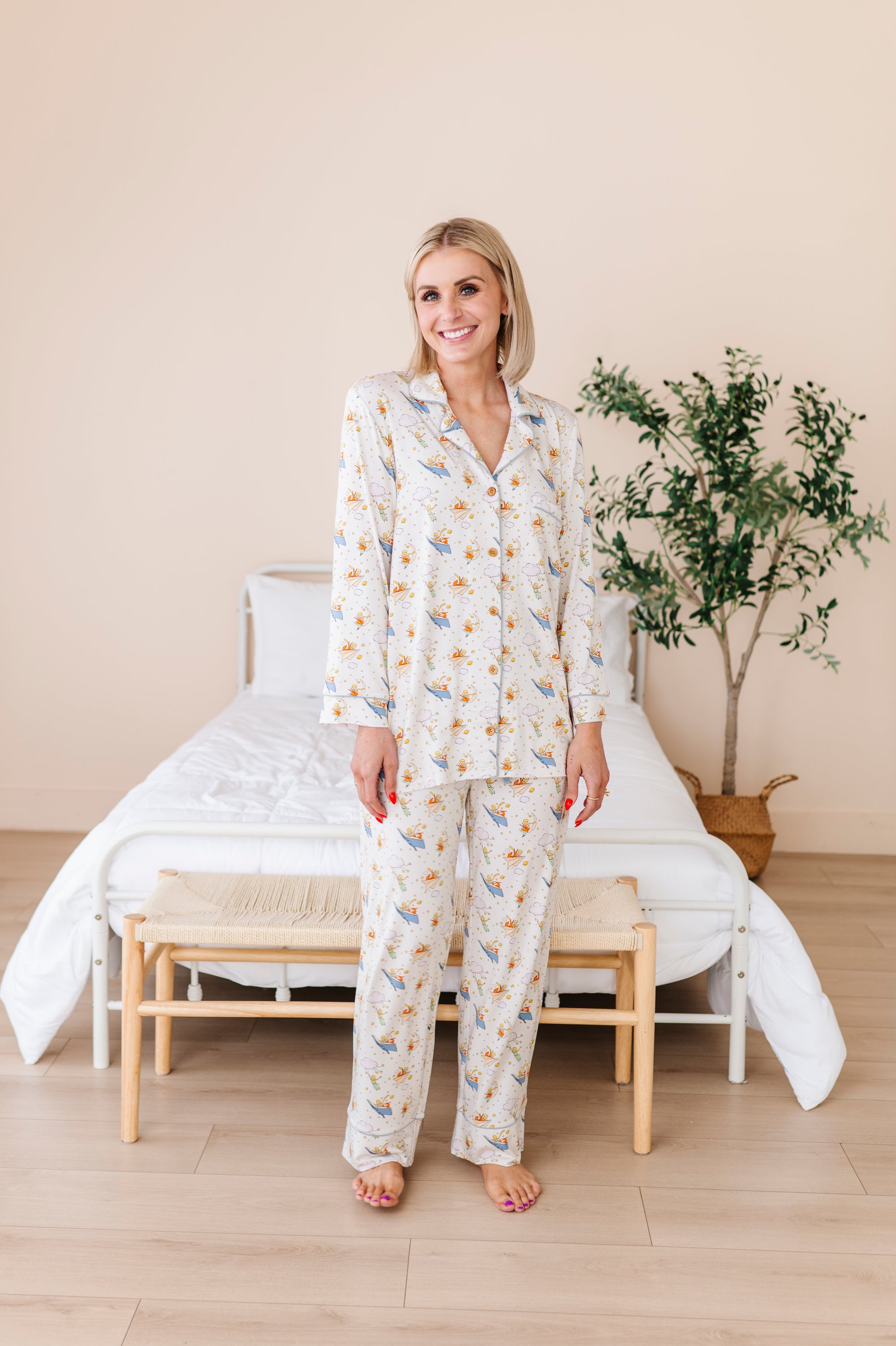 The Little Prince™ Fly Away Women's Relaxed Long-Sleeve PJ Set