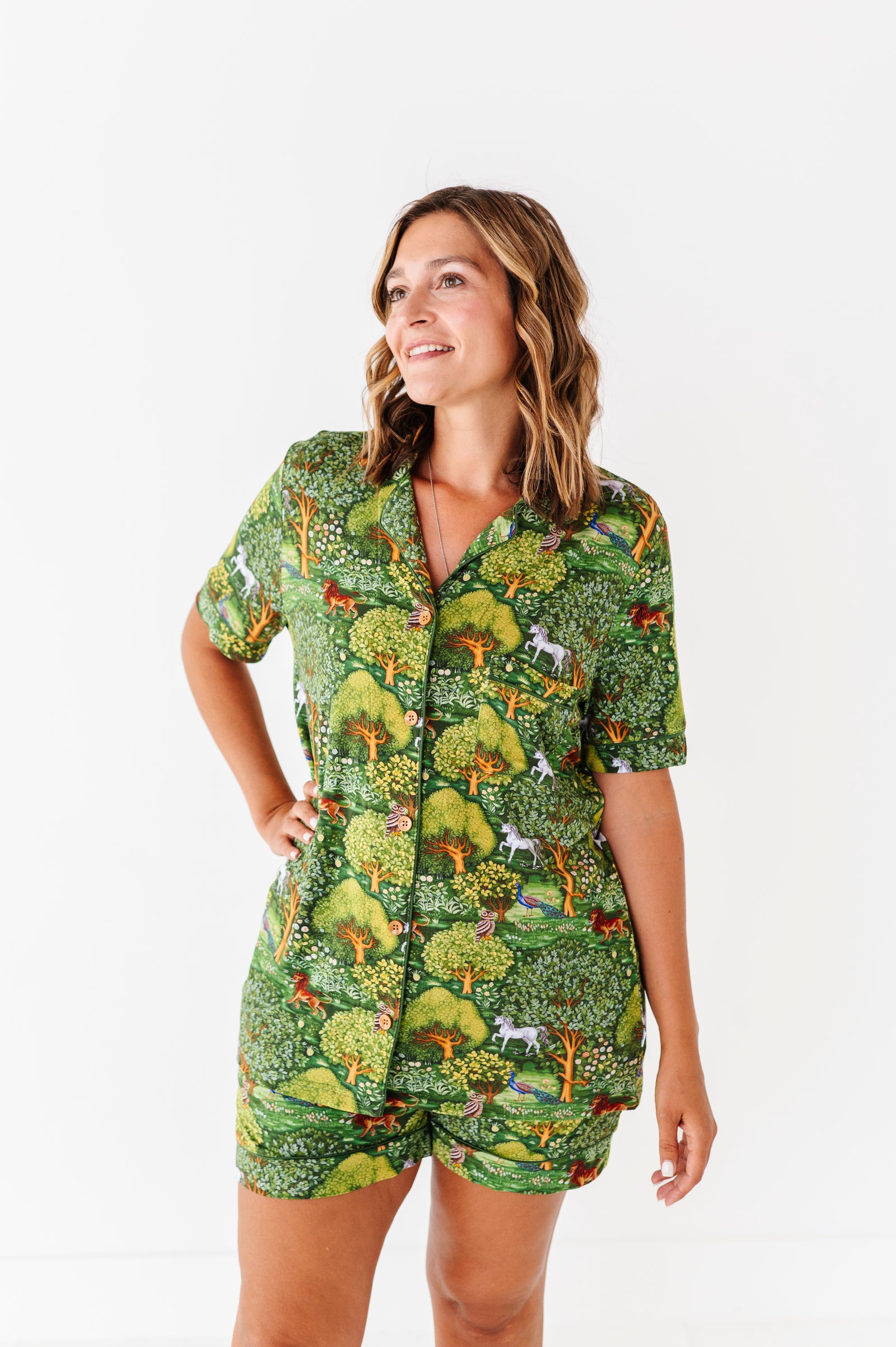 Medieval Gardens Relaxed Short-Sleeve PJ Set