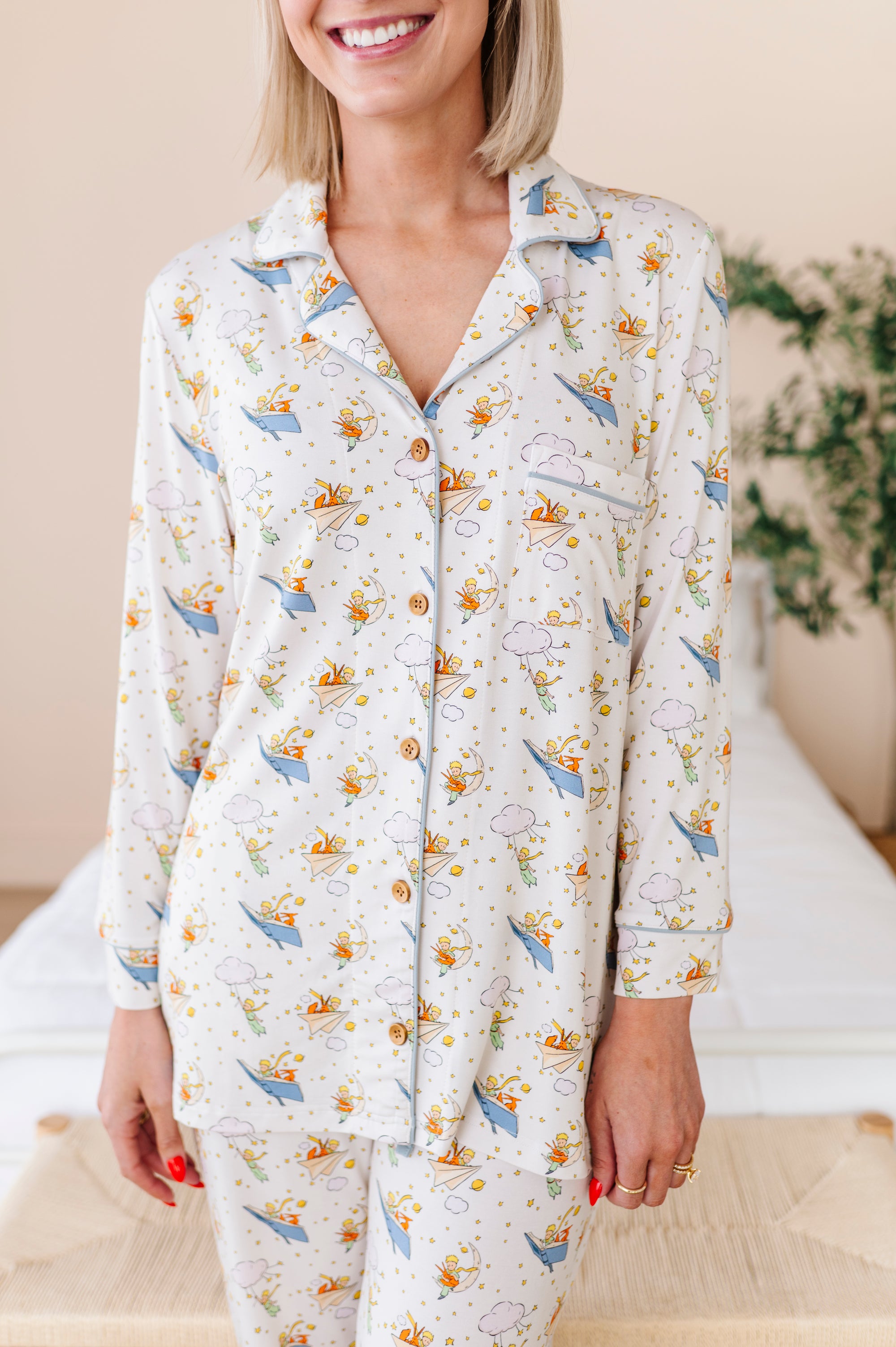 The Little Prince™ Fly Away Women's Relaxed Long-Sleeve PJ Set
