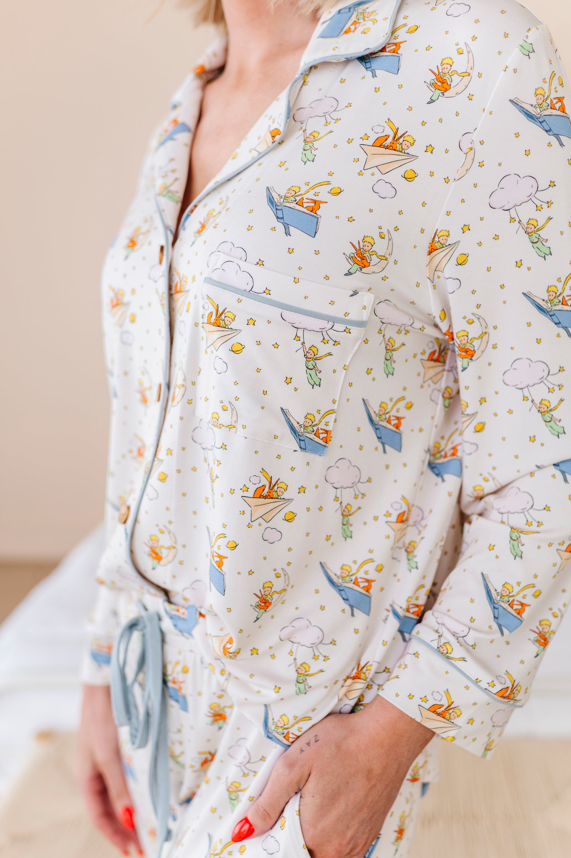 The Little Prince™ Fly Away Women's Relaxed Long-Sleeve PJ Set